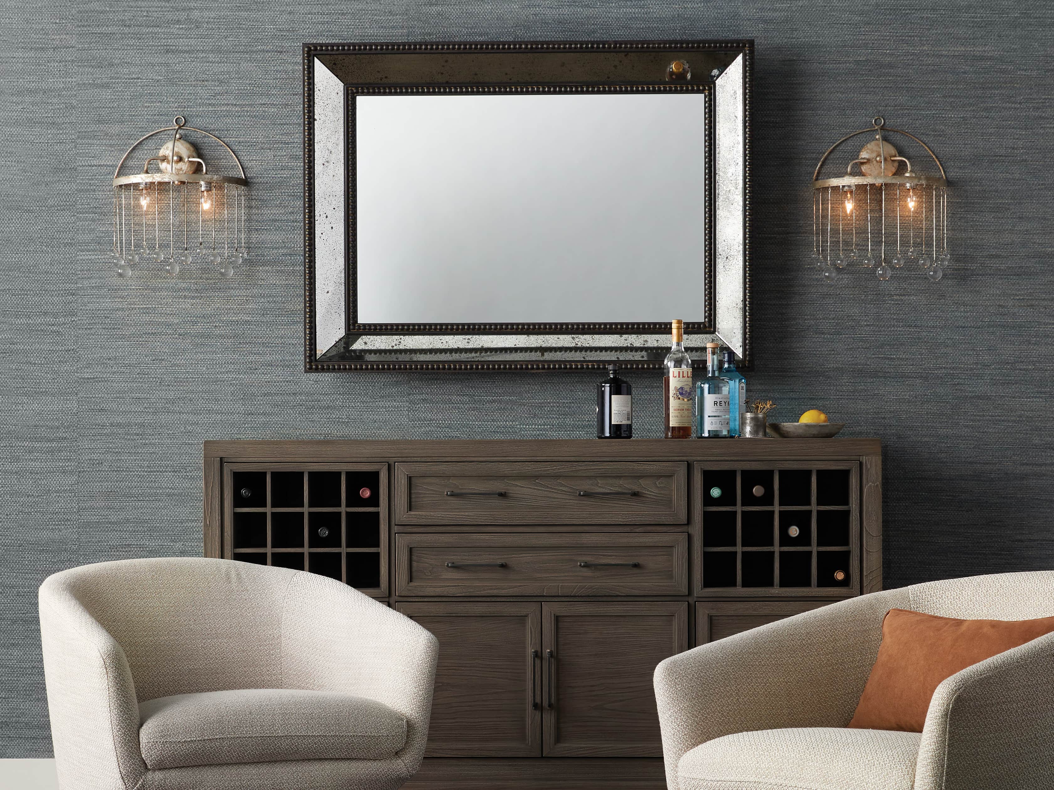 Aubrey Silver Wall Sconce, slide 3 of 4