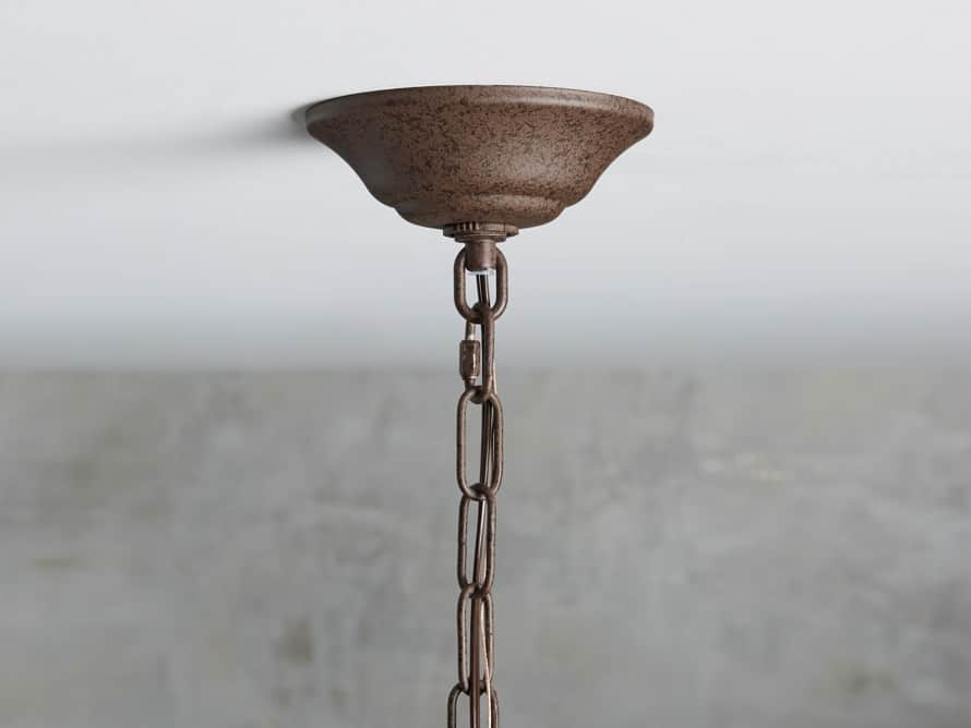 Aubrey 4 Tier Chandelier in Rust, slide 4 of 6