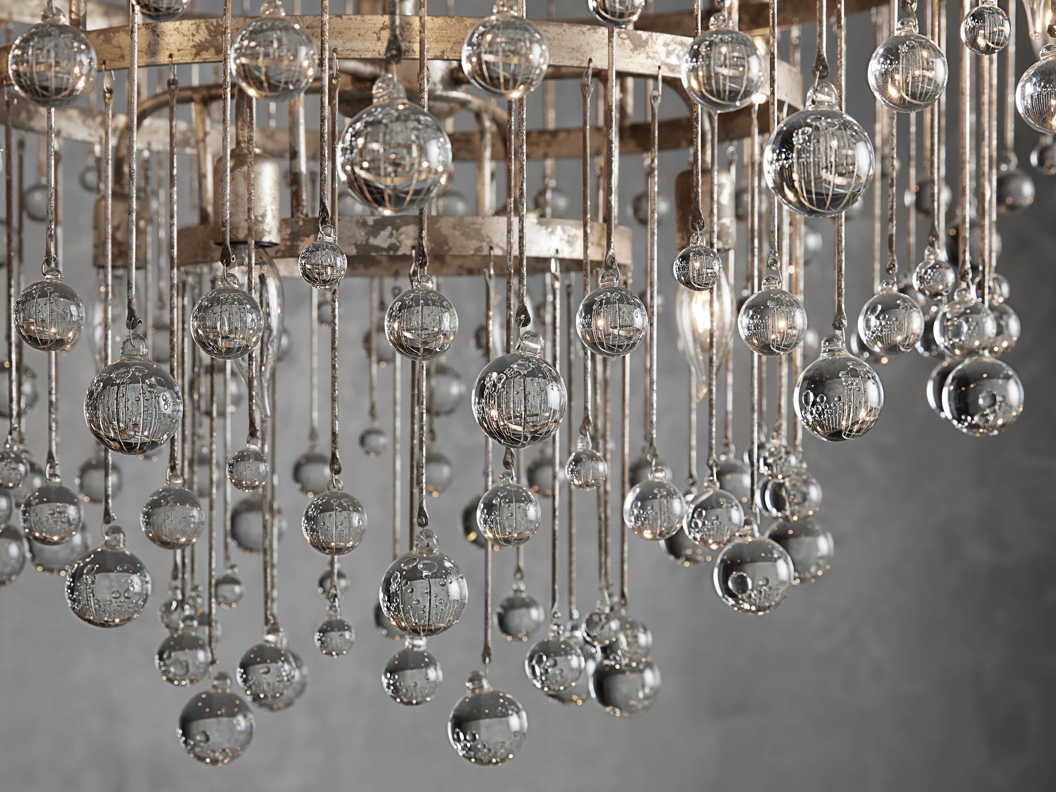 Aubrey 4 Tier Chandelier in Silver, slide 2 of 6