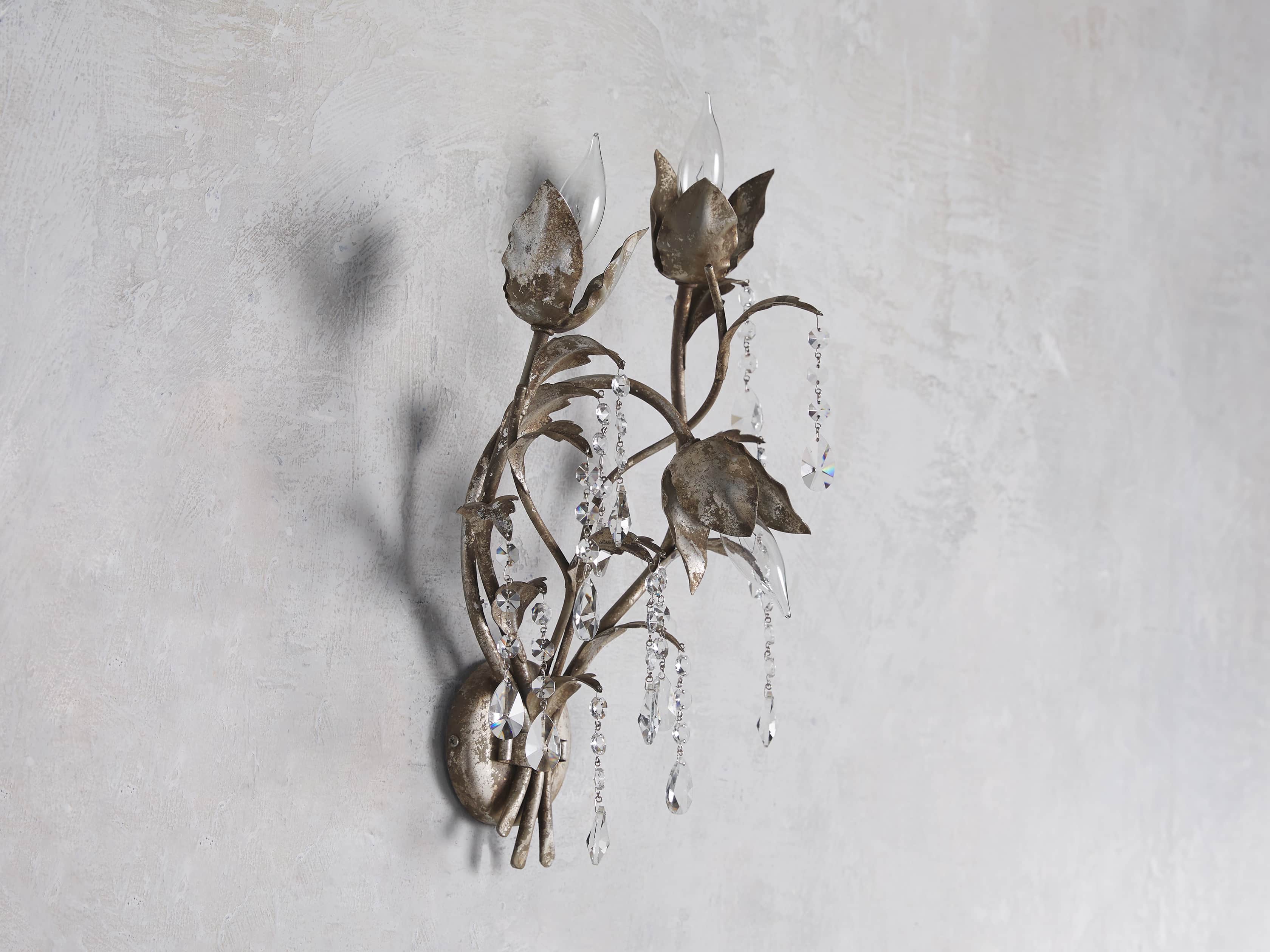 VITICCIO WALL SCONCE IN SILVER, slide 2 of 8