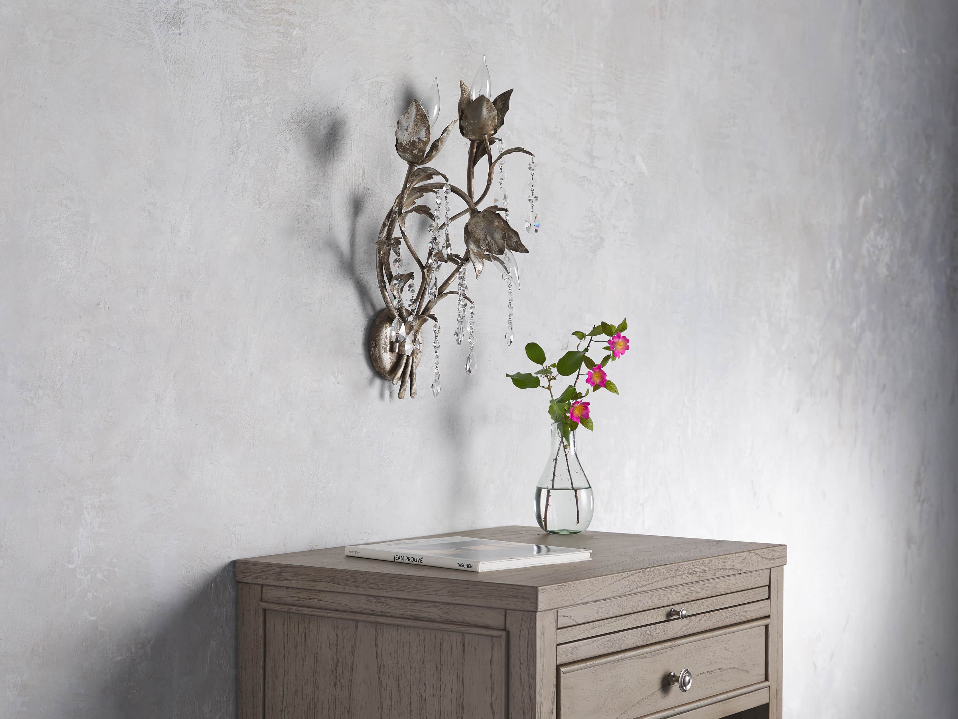 VITICCIO WALL SCONCE IN SILVER, slide 3 of 8
