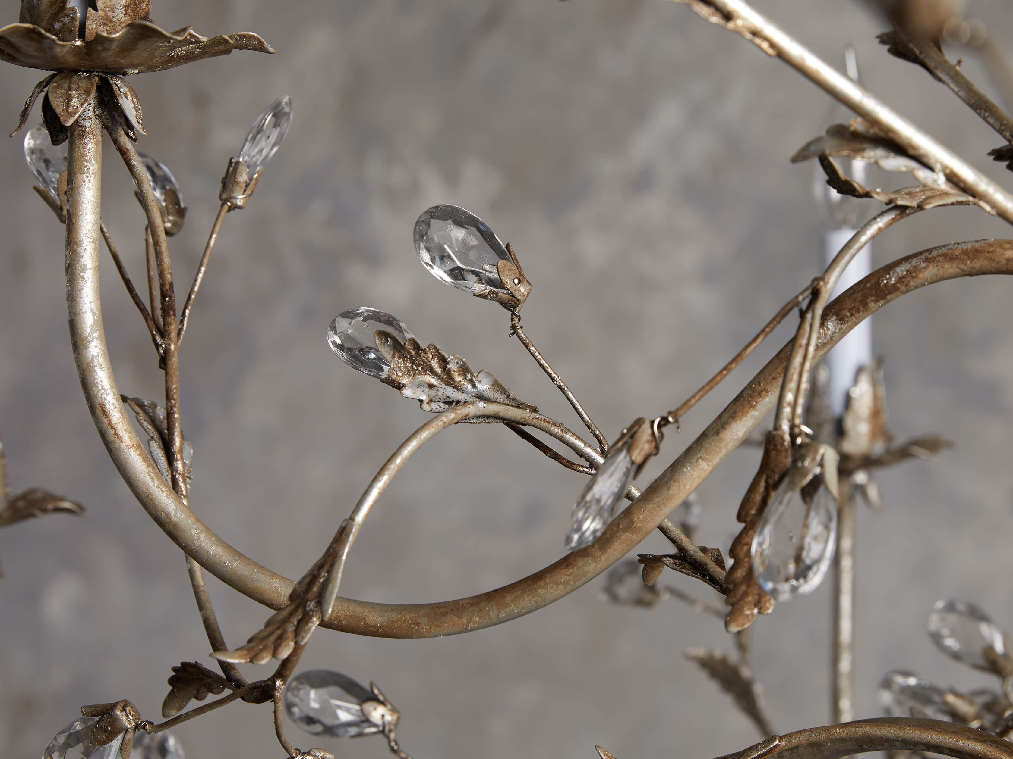 12 Light Chandelier in Silver