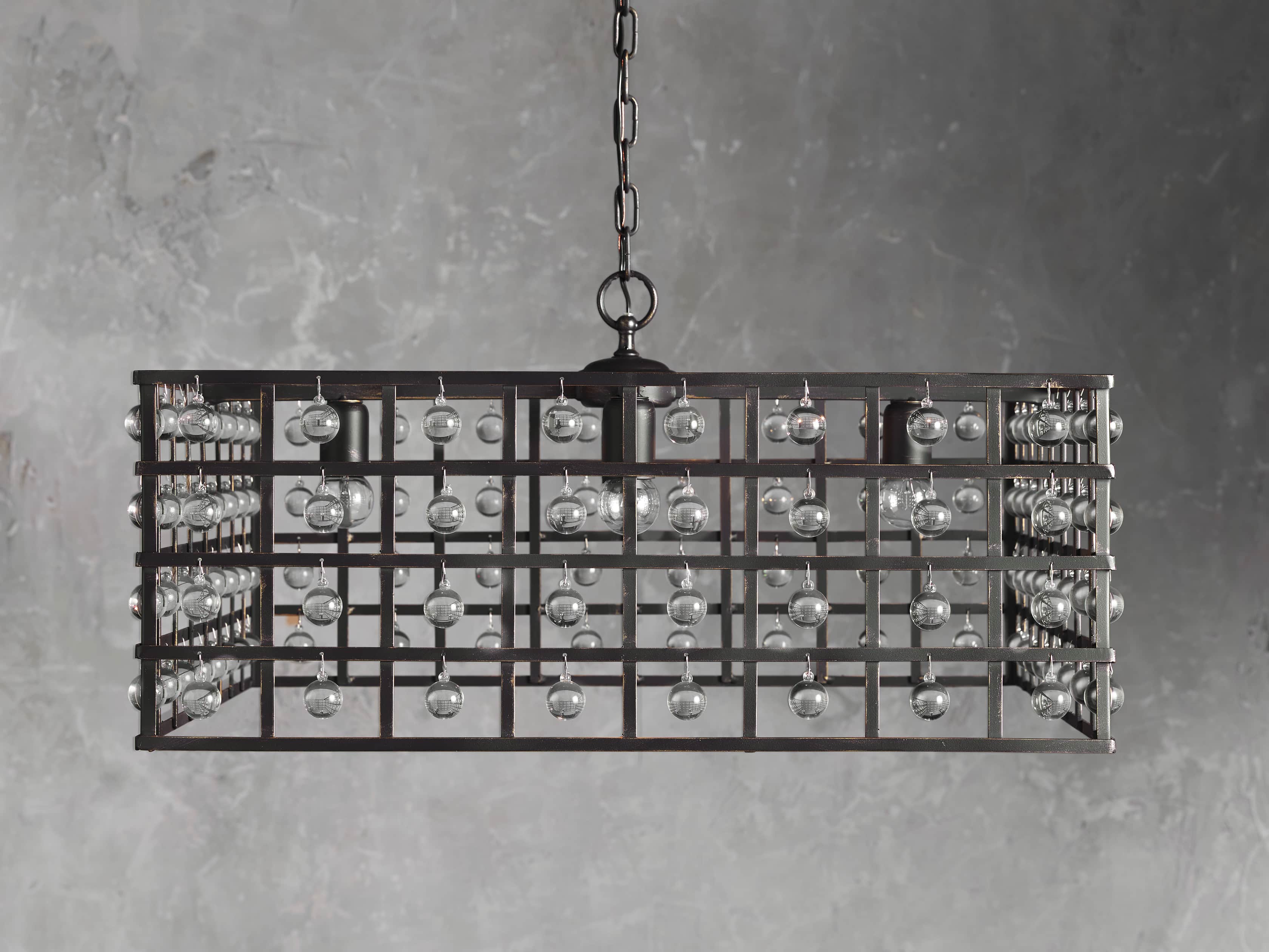 La Cage Square Chandelier Arhaus
