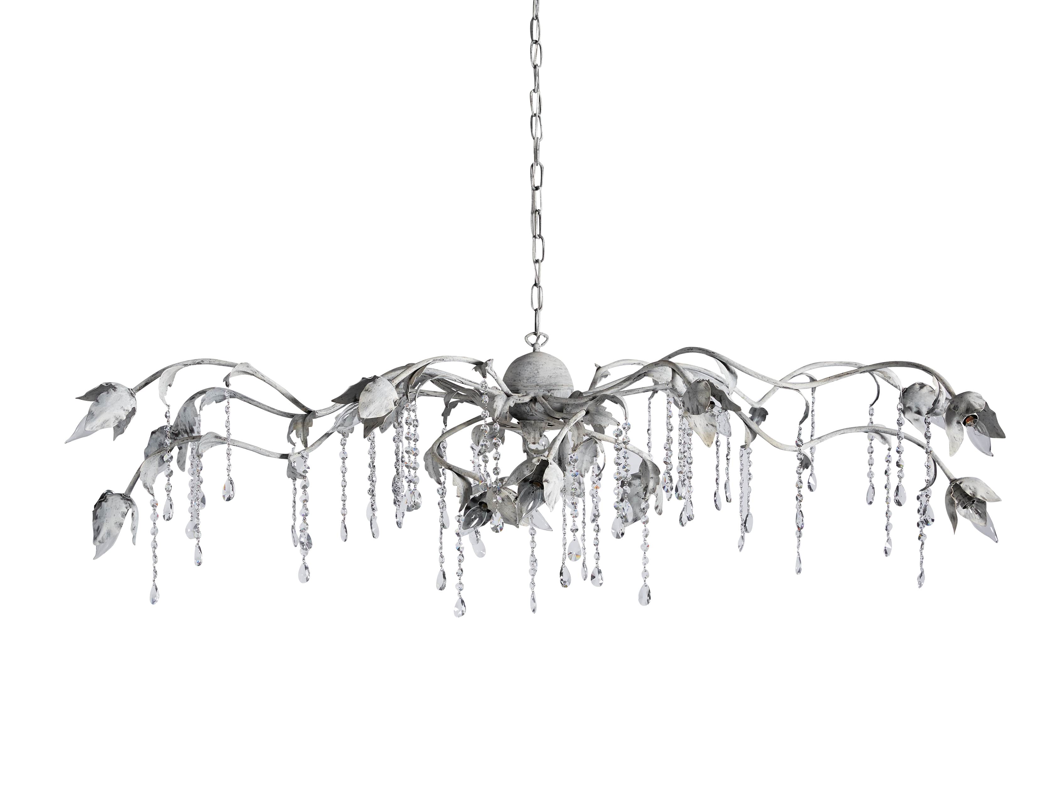 Viticcio Chandelier in Ash White, slide 6 of 6