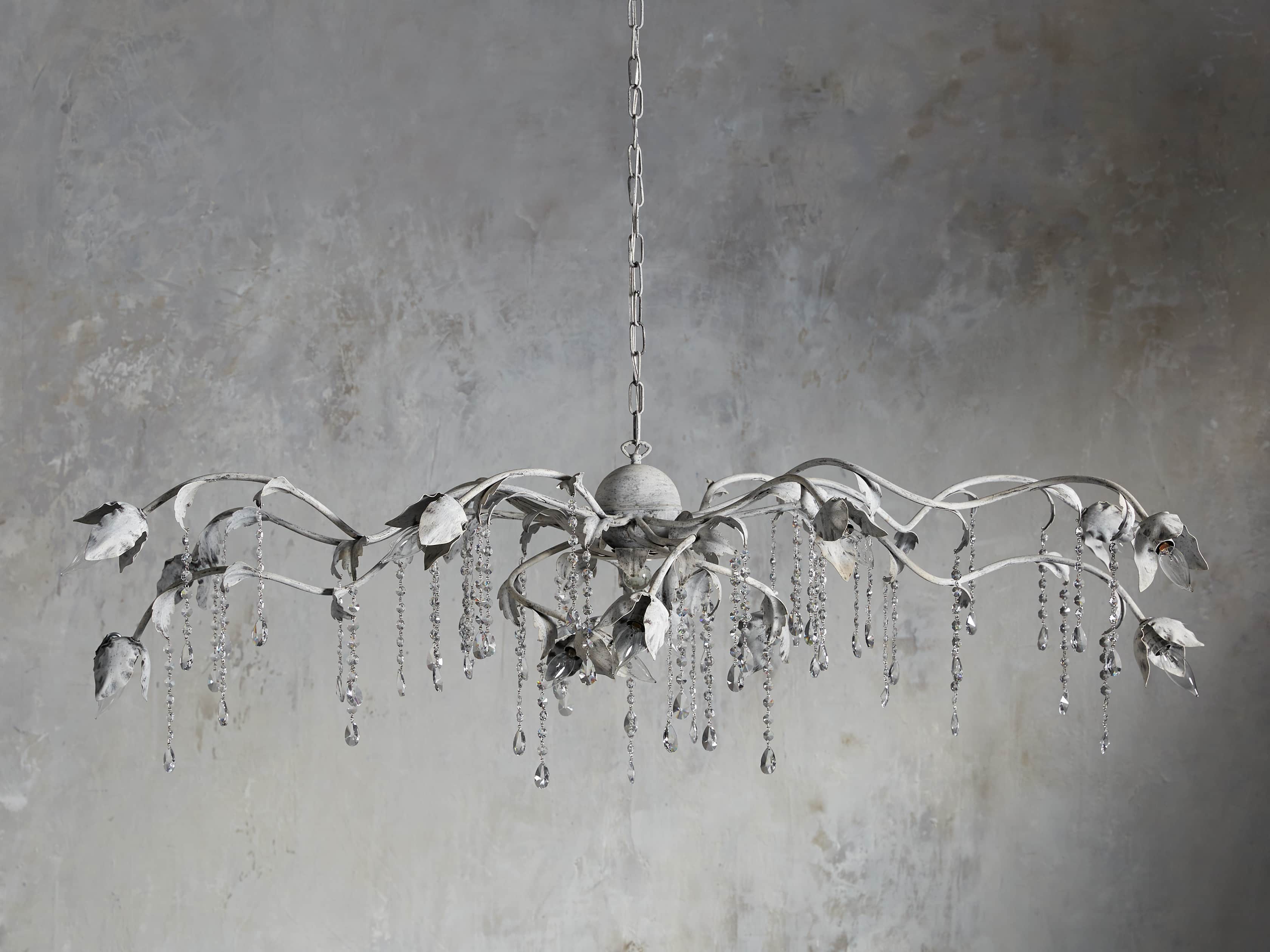 Viticcio Chandelier in Ash White, slide 2 of 6