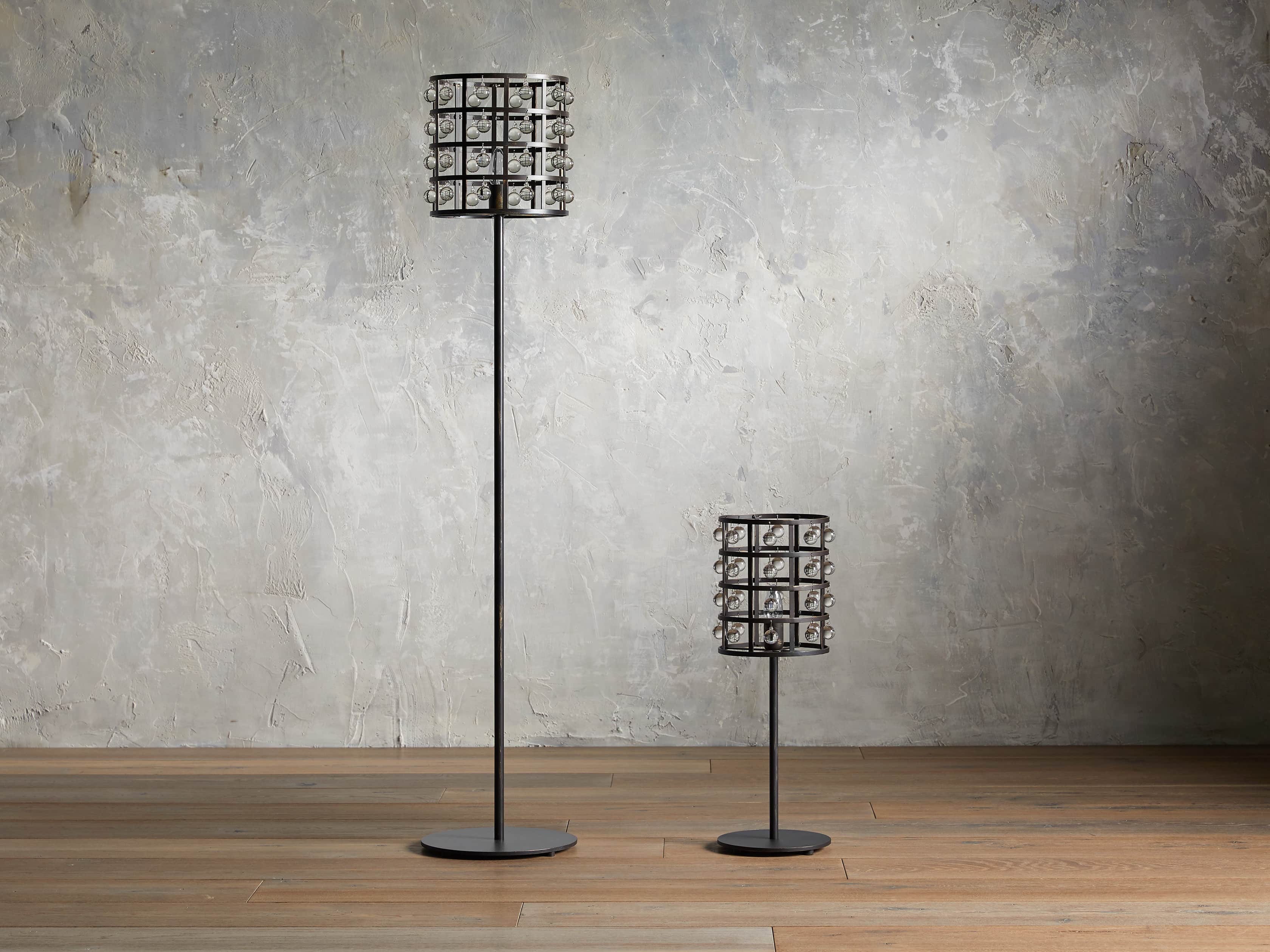 La Cage Floor Lamp in Bronze