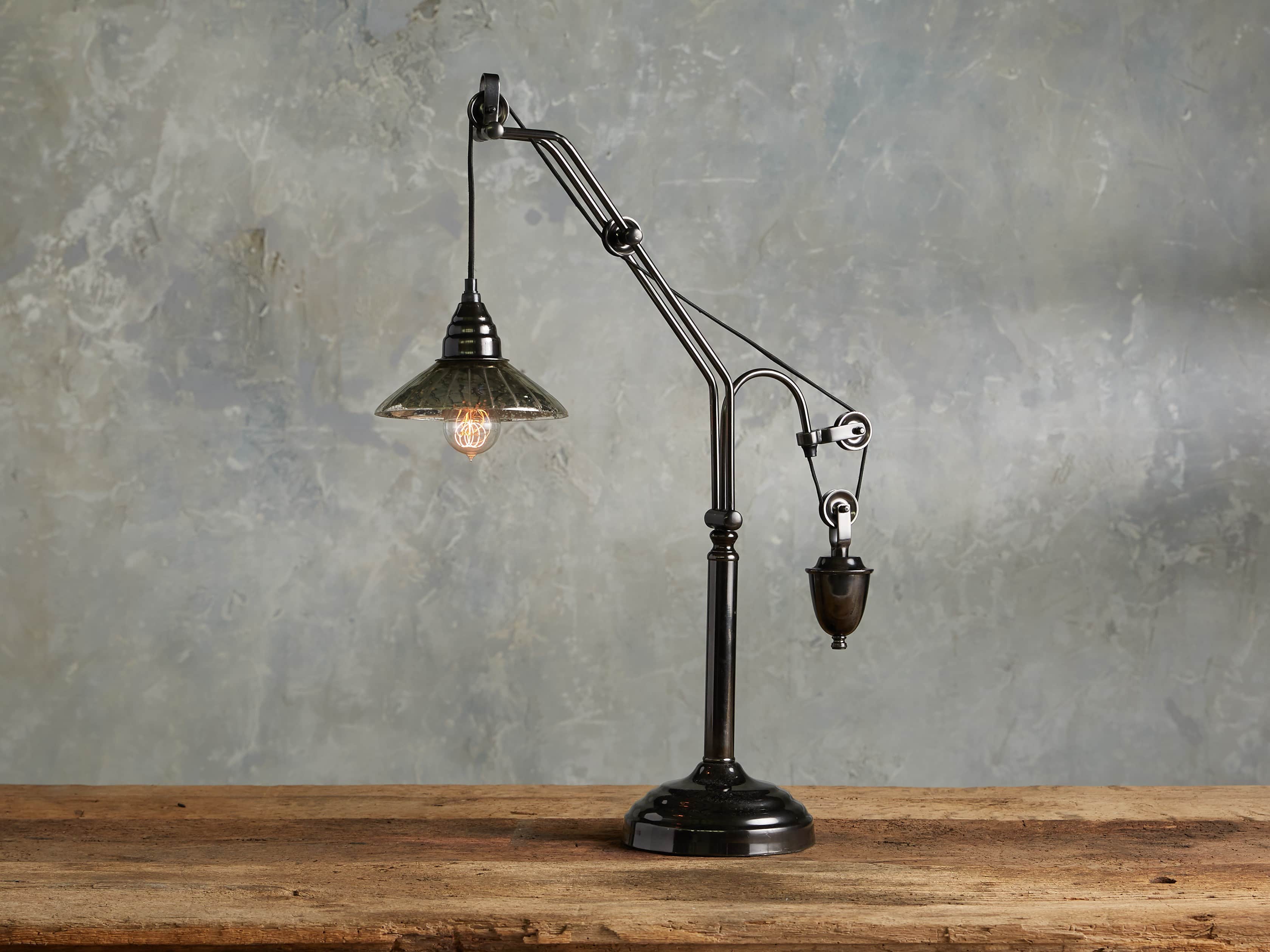 futuristic desk lamp