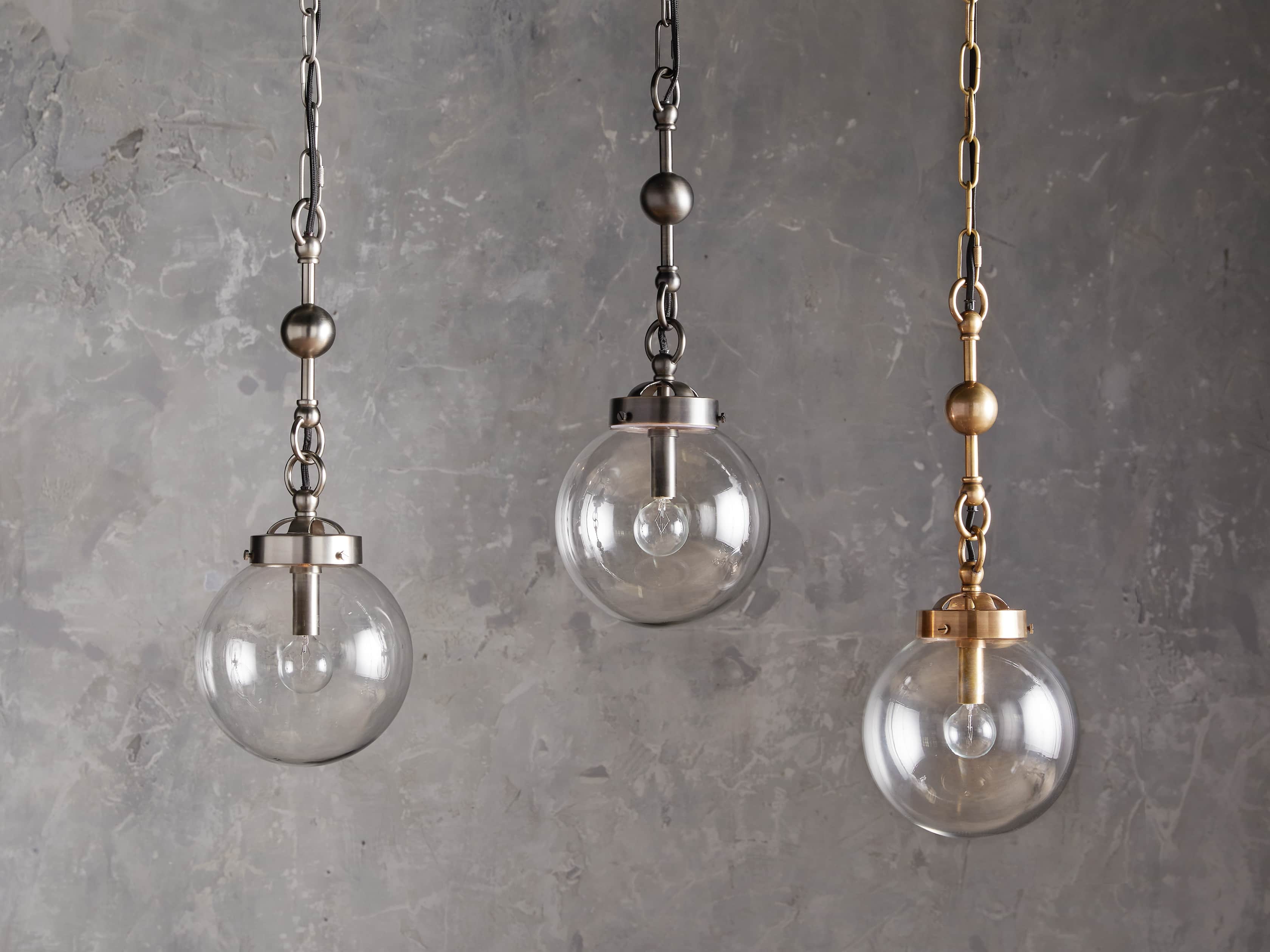 Small Globe Pendant in Oil Rubbed Bronze, slide 5 of 6