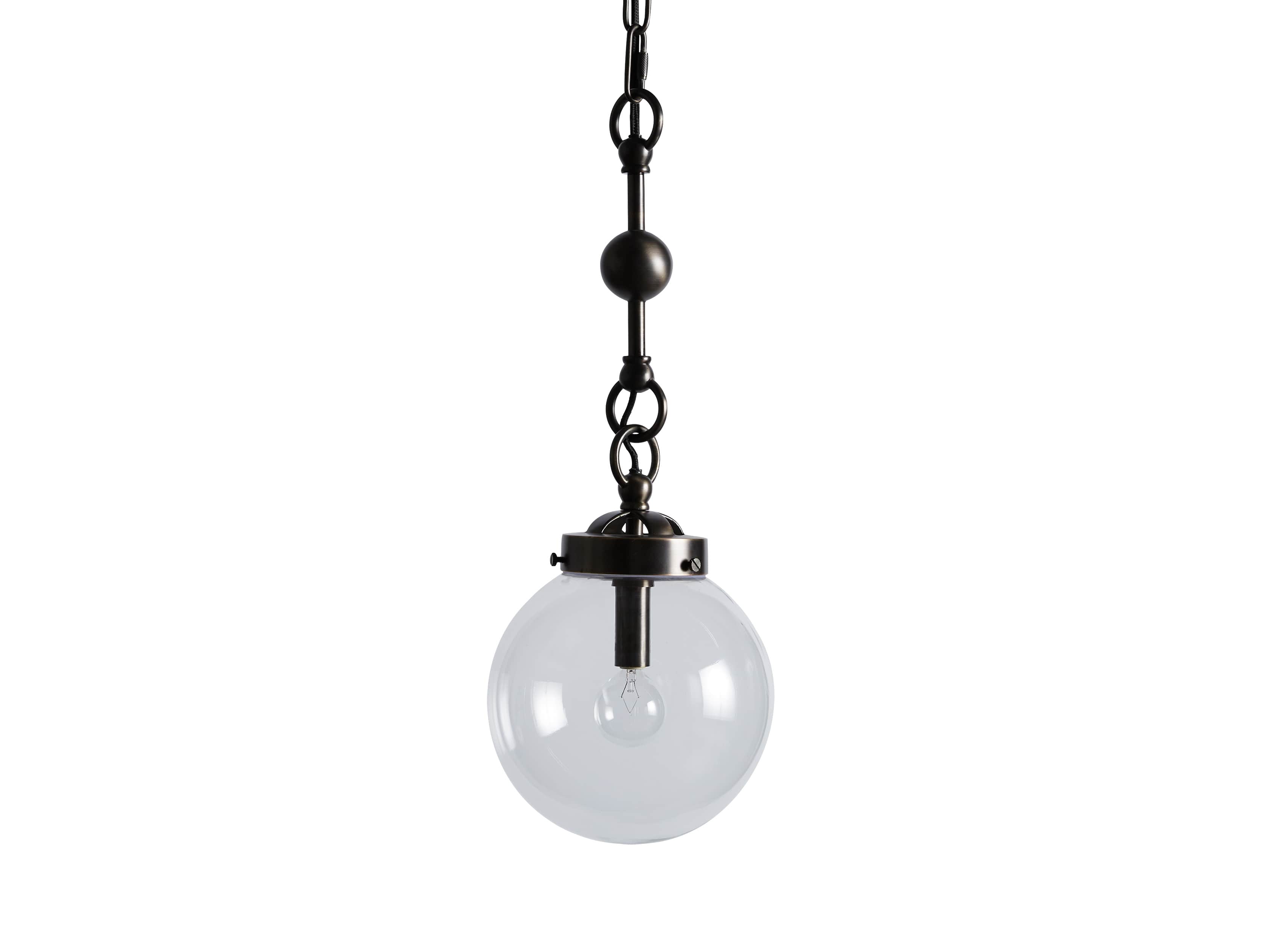 Small Globe Pendant in Oil Rubbed Bronze, slide 6 of 6