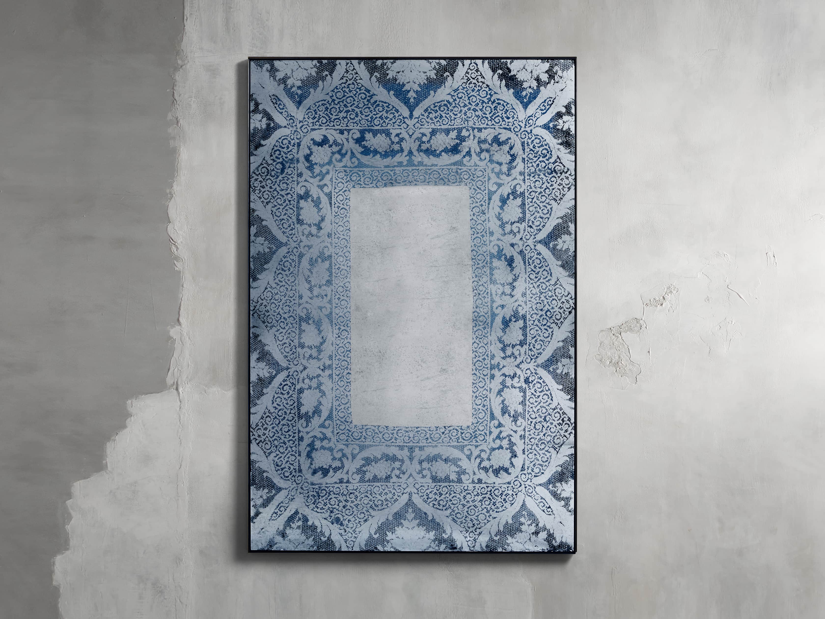 Solange 42" x 66" Mirror in Blue, slide 1 of 3