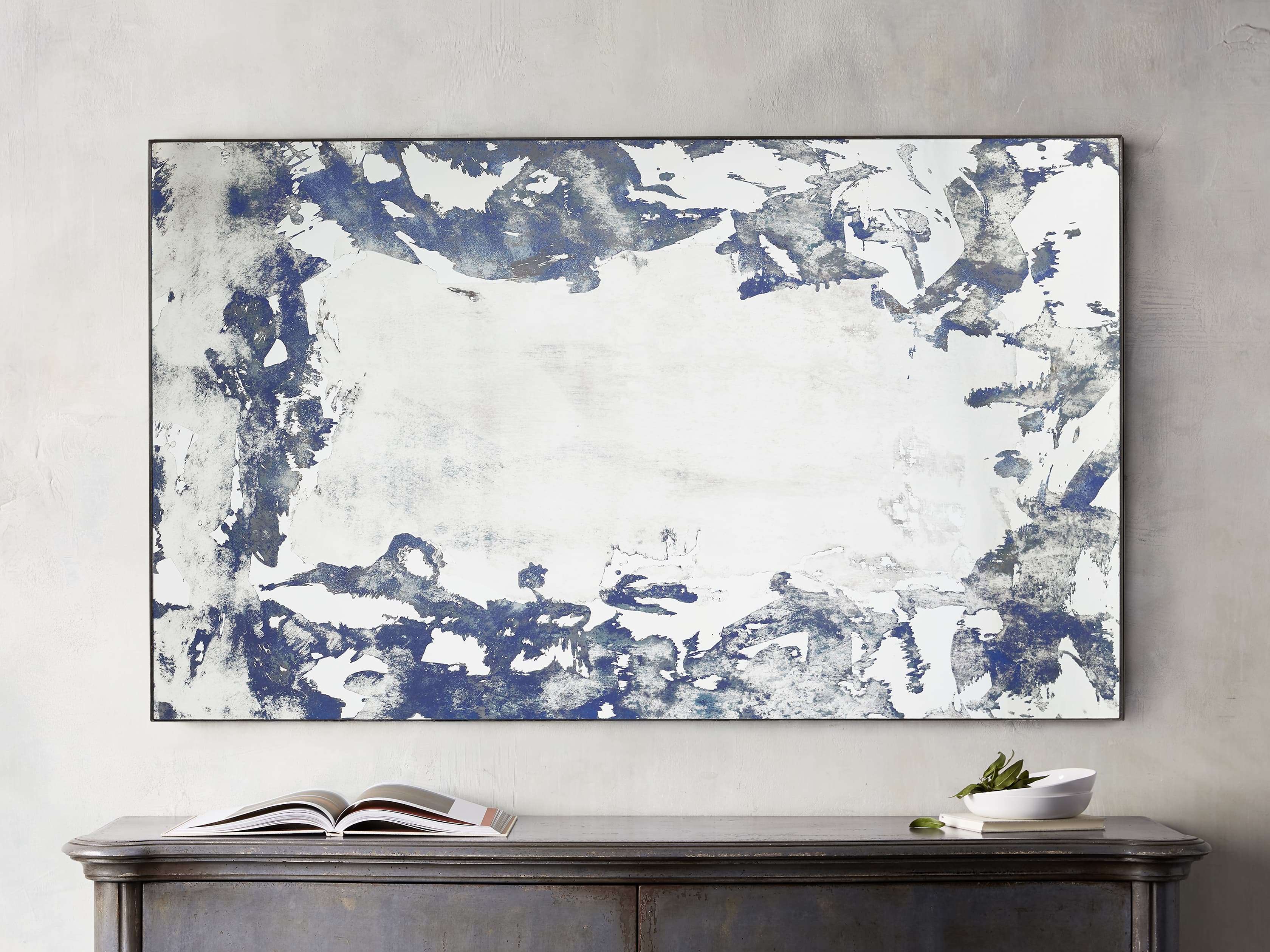 Iona 60" Wall Mirror In Cobalt, slide 1 of 3