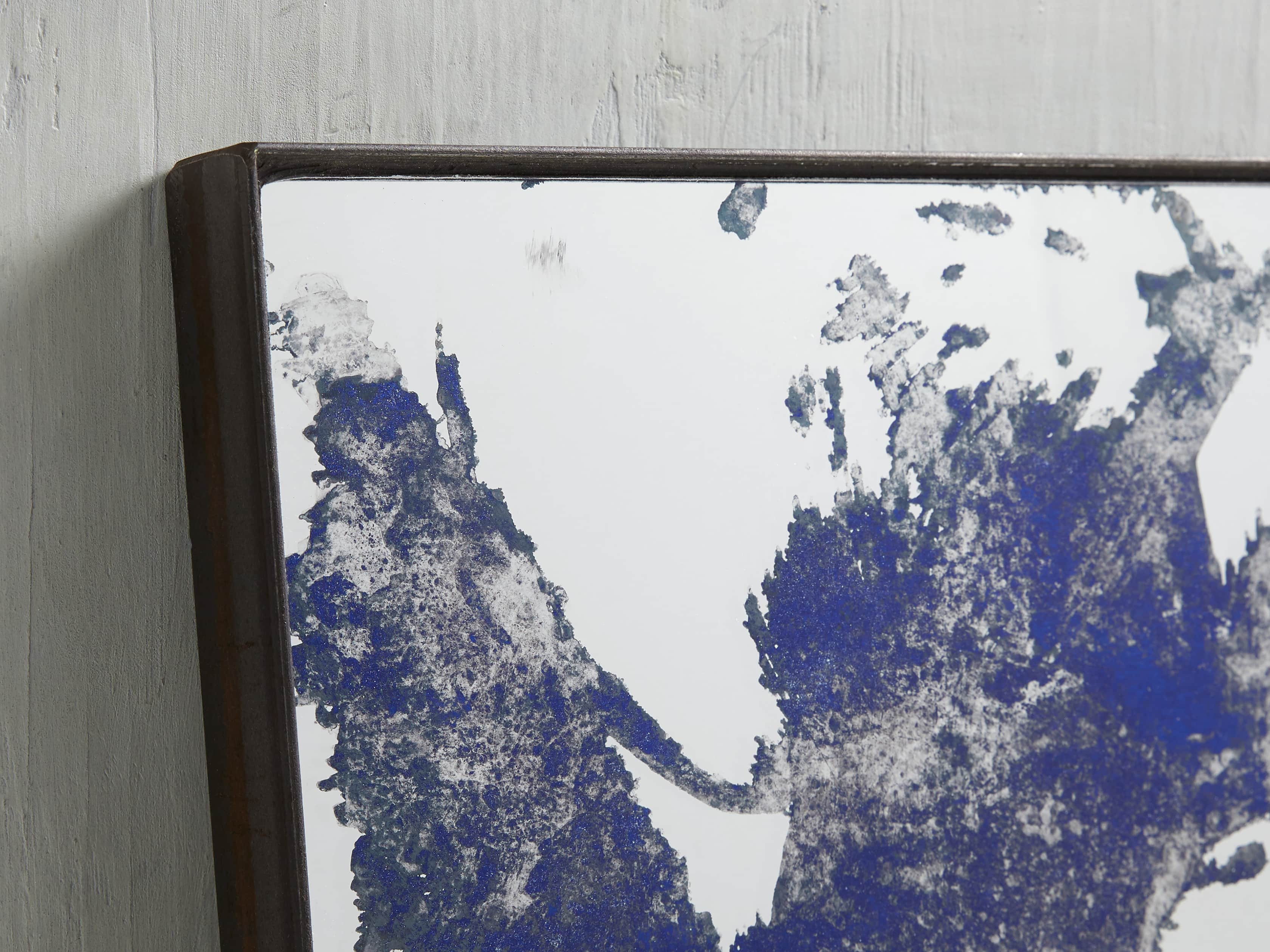 Large Iona Floor Mirror in Cobalt, slide 2 of 5