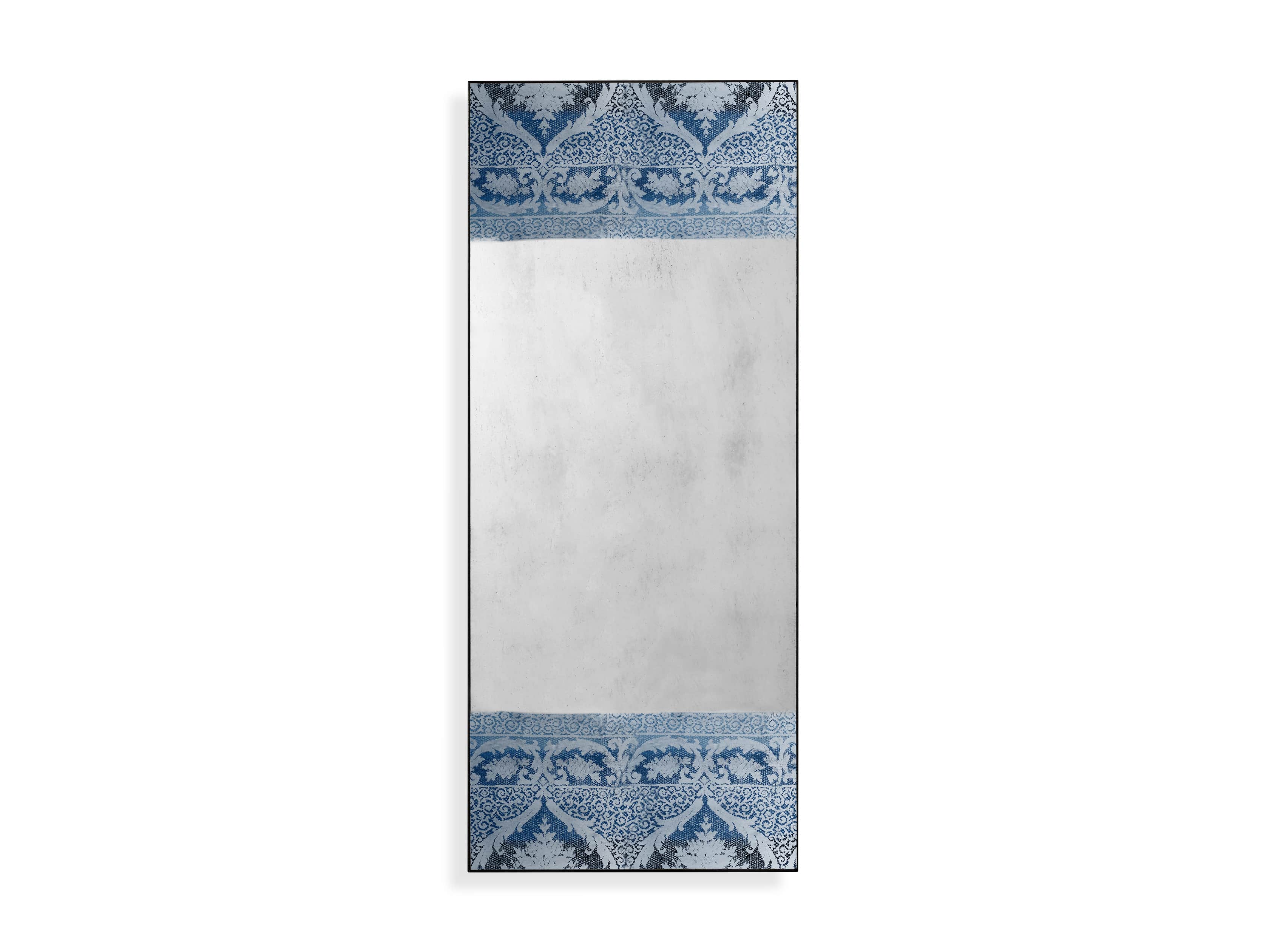 KALINDA 72" NARROW FLOOR MIRROR IN BLUE, slide 3 of 3
