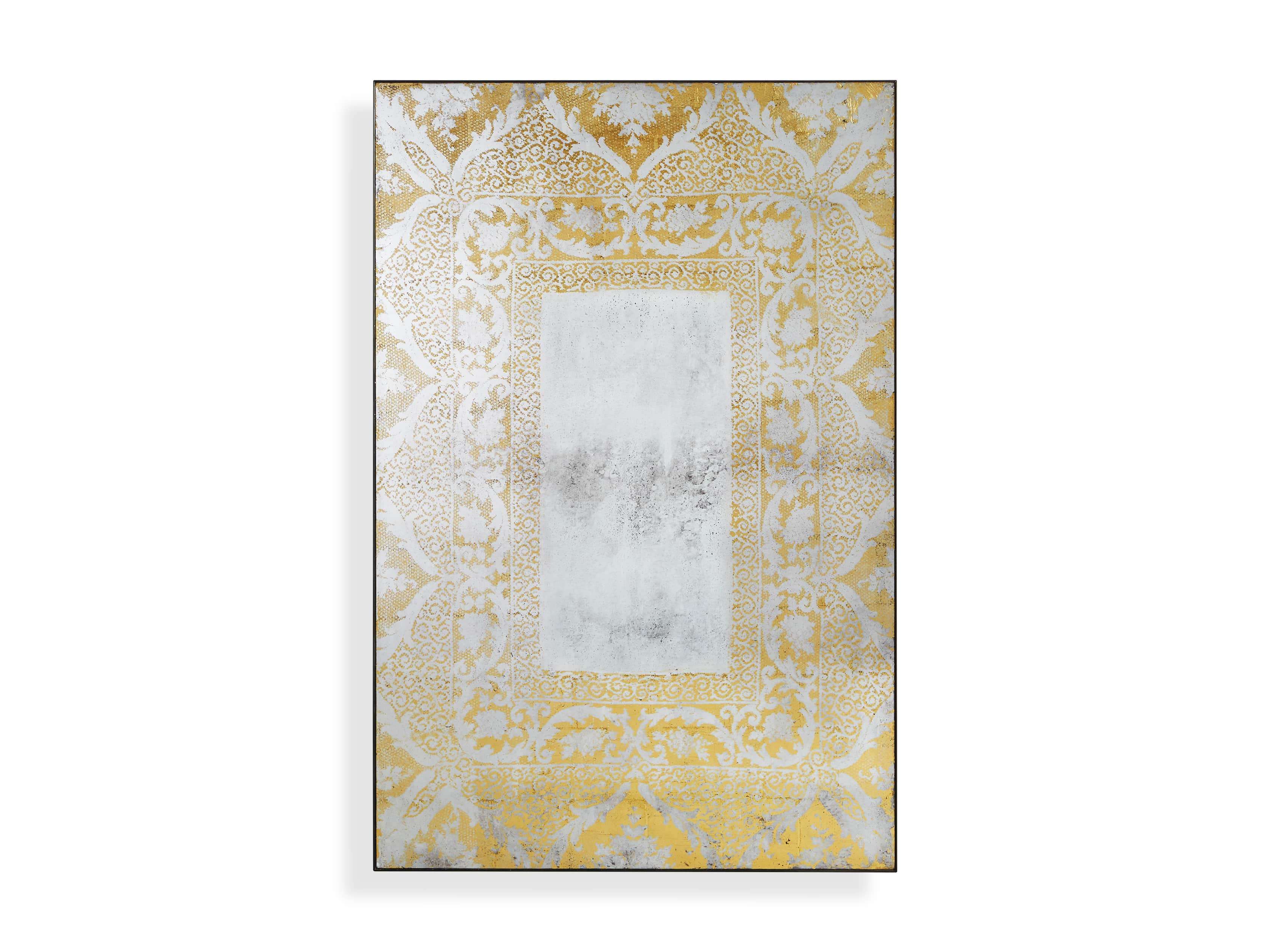 SOLANGE 48" WALL MIRROR IN GOLD, slide 2 of 2
