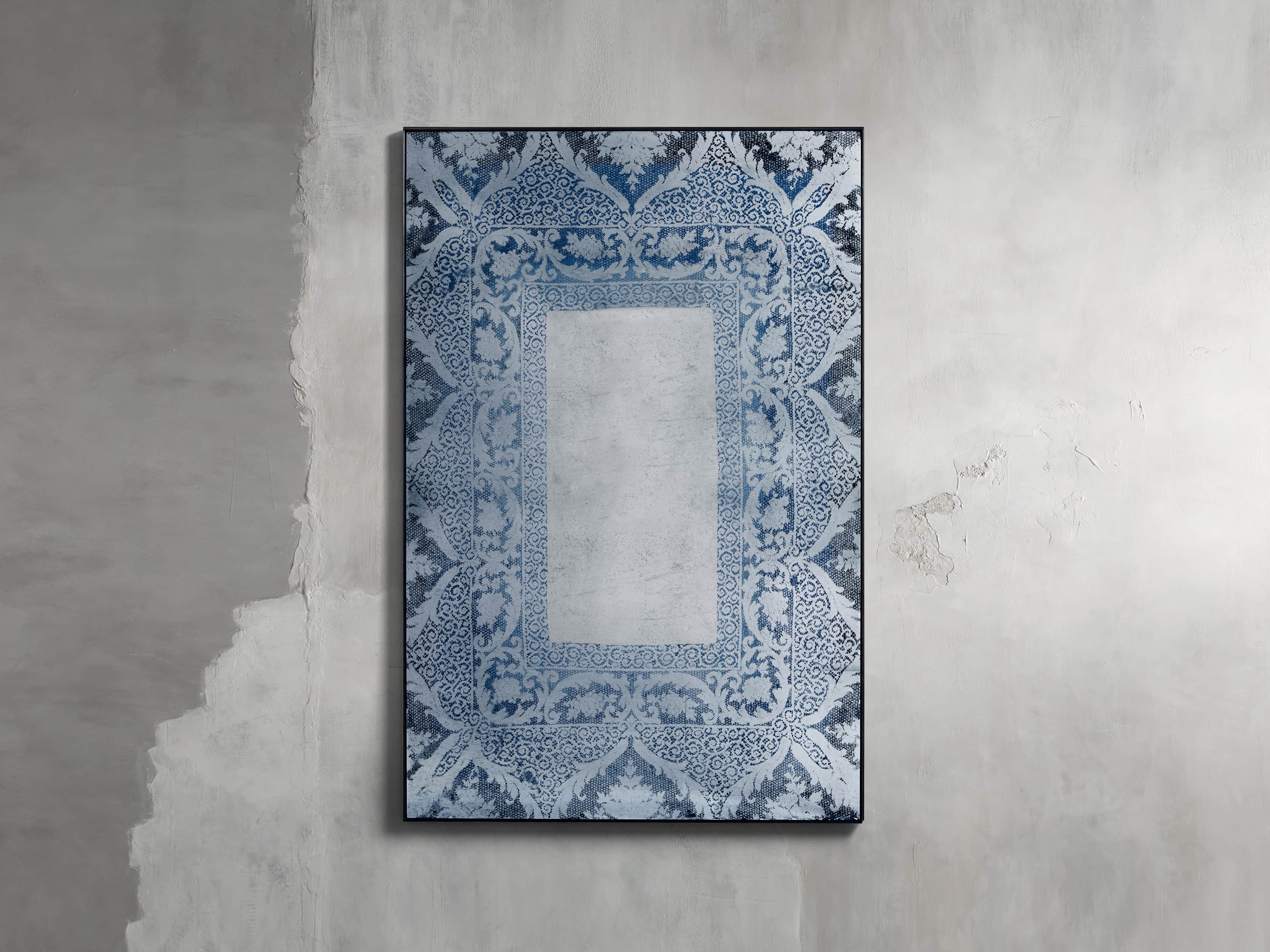 Solange Wall Mirror in Blue, slide 1 of 2