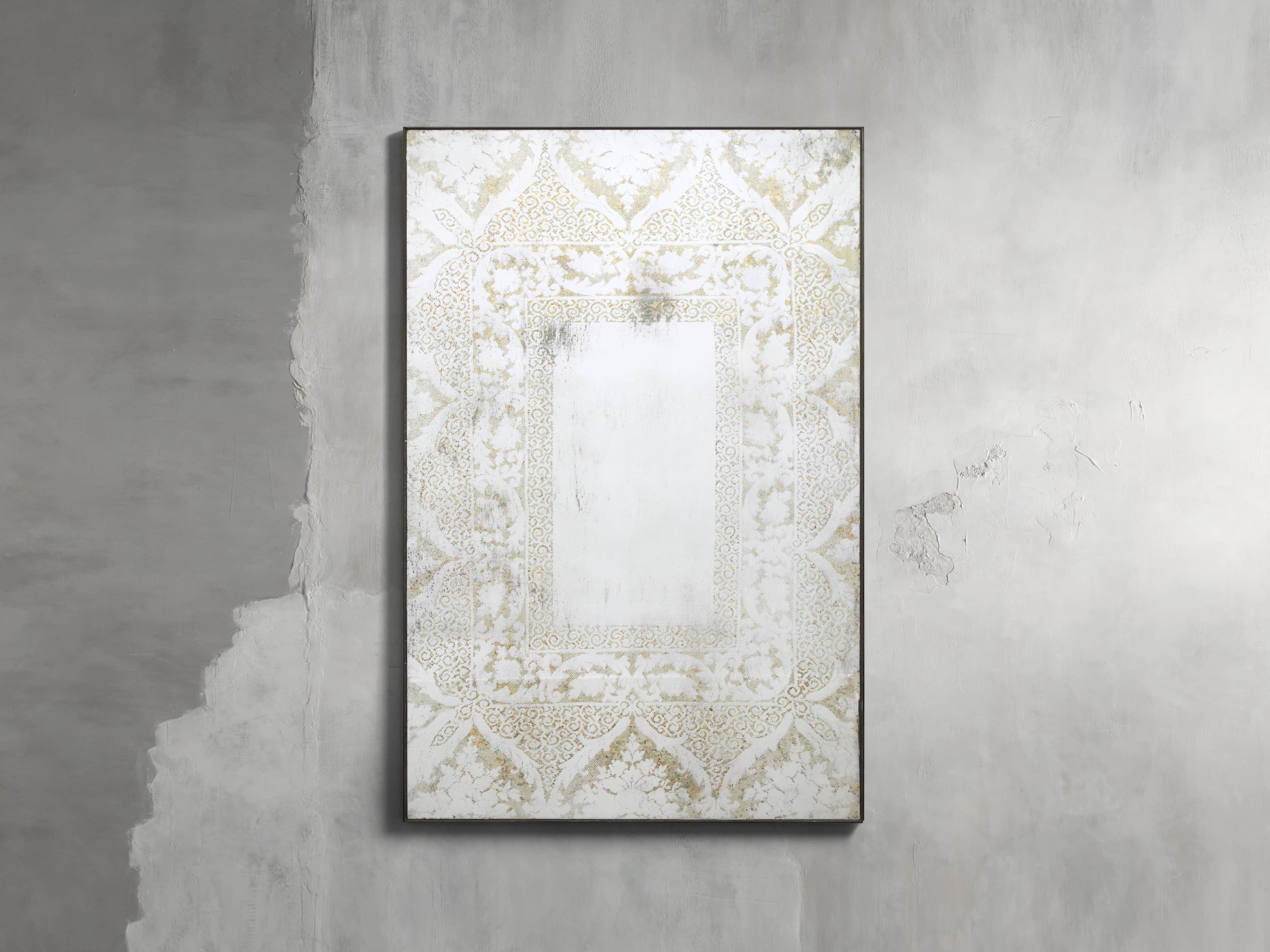 Solange Wall Mirror in White, slide 1 of 2