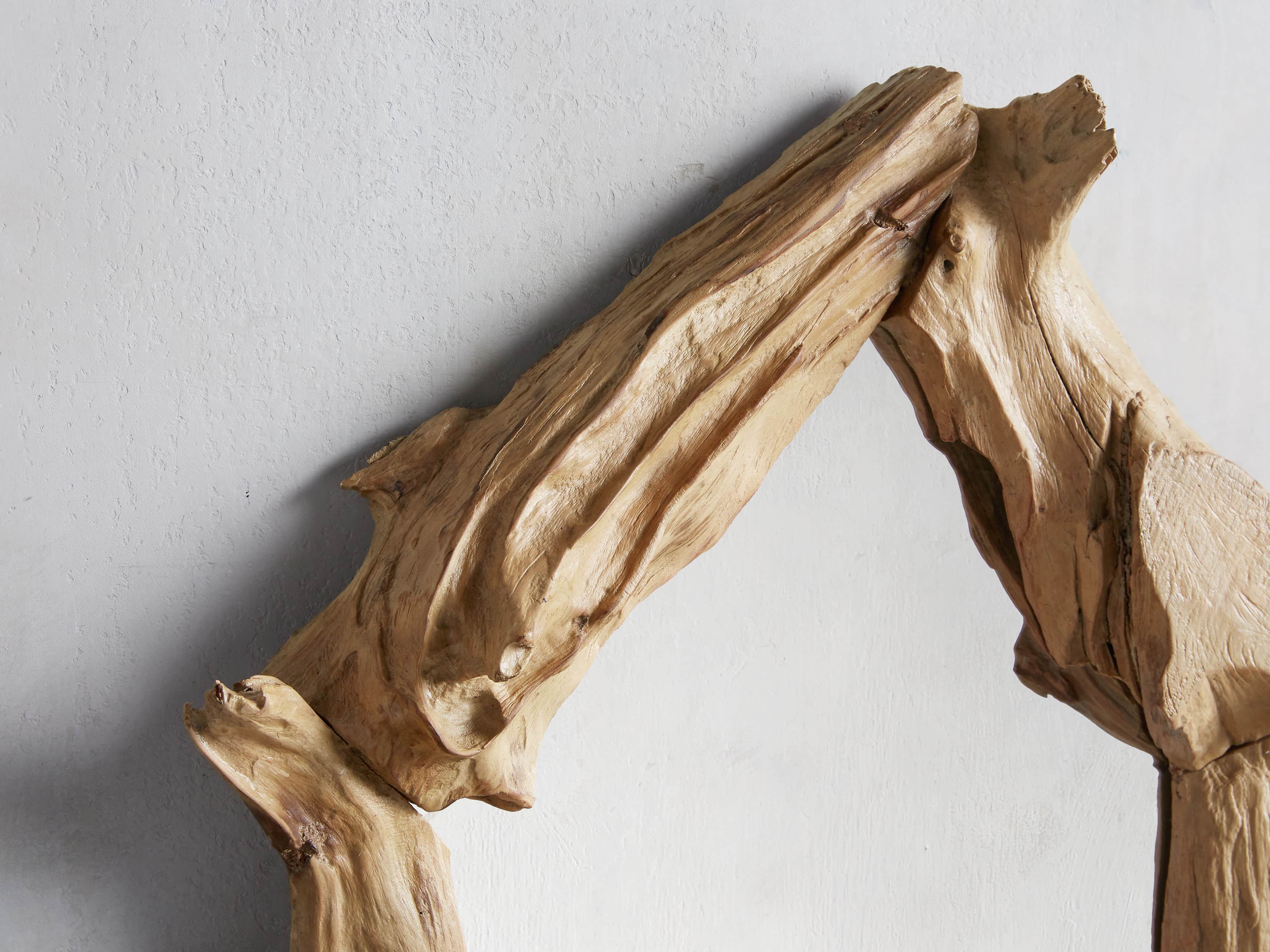 Teak Root 15.75" Wall Mirror, slide 4 of 5