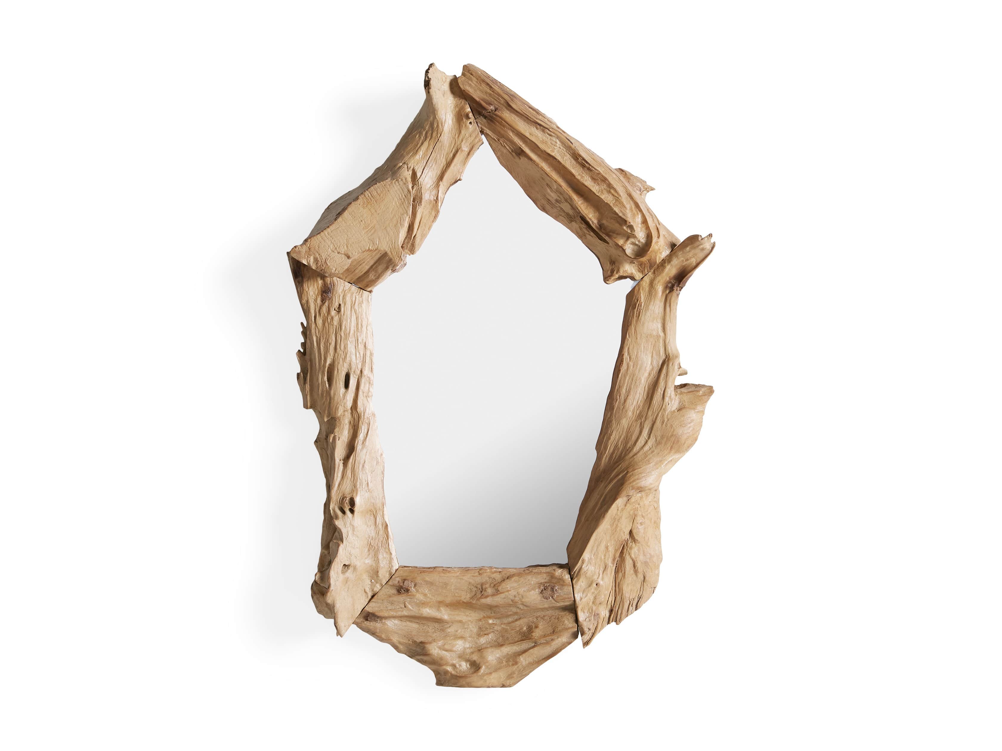 Teak Root 15.75" Wall Mirror, slide 5 of 5