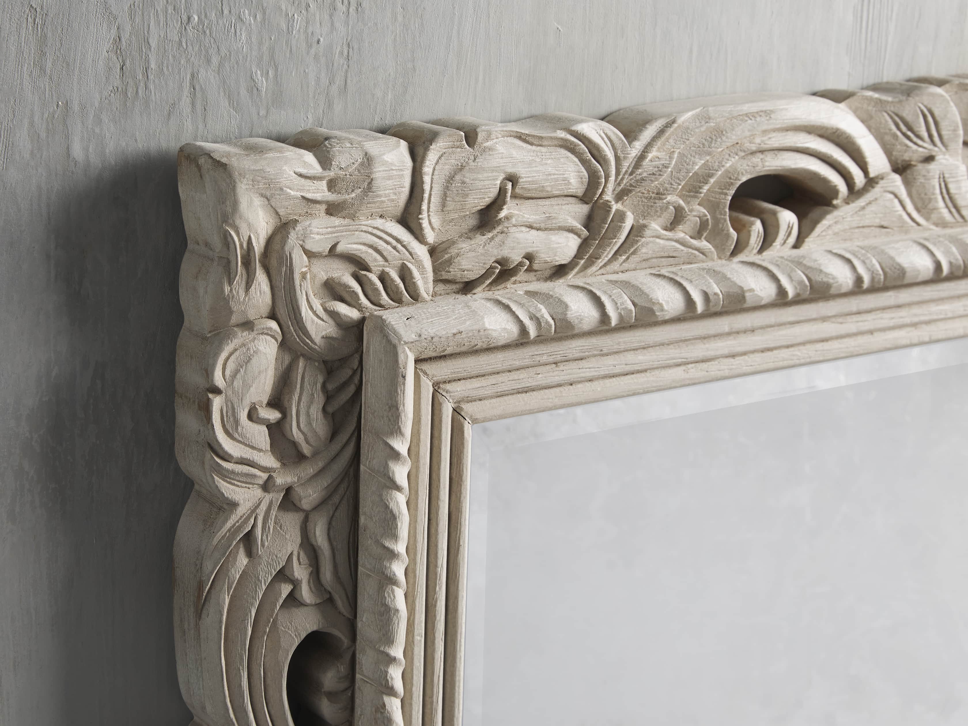 CALLA 42" WALL MIRROR IN NATURAL, slide 2 of 3