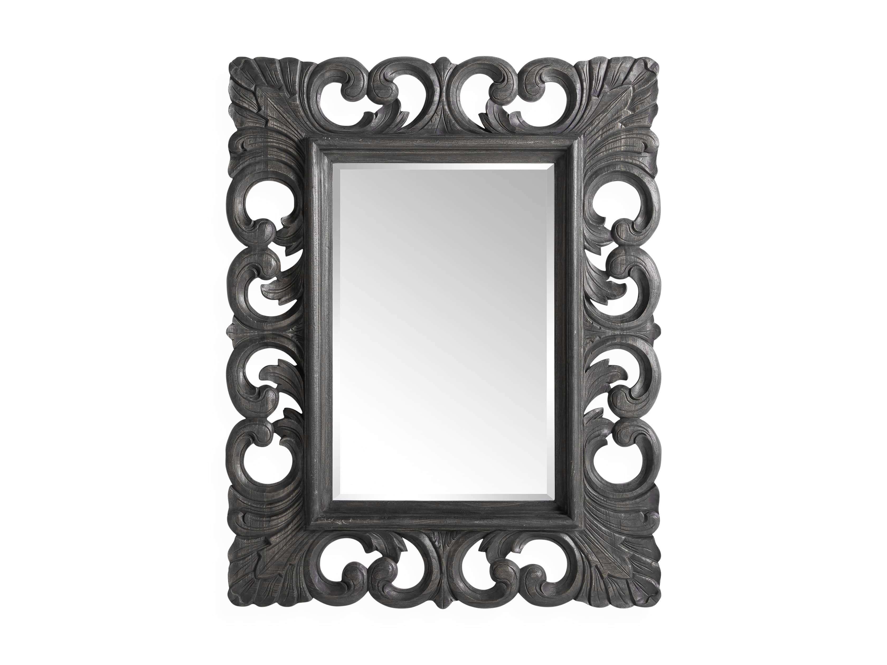 Porter 52" Wall Mirror in Black, slide 4 of 4