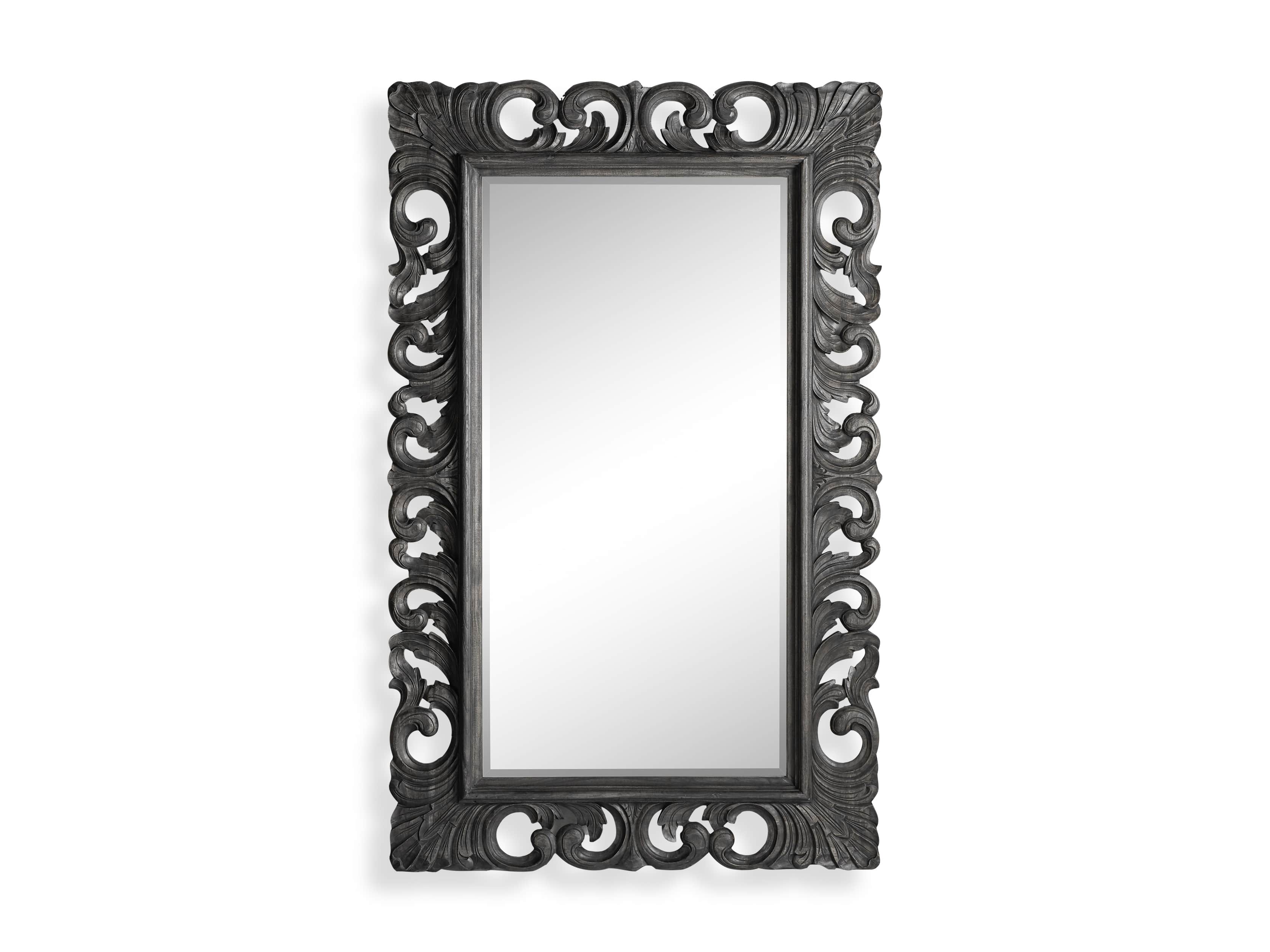 Porter 84" Floor Mirror in Black, slide 5 of 5