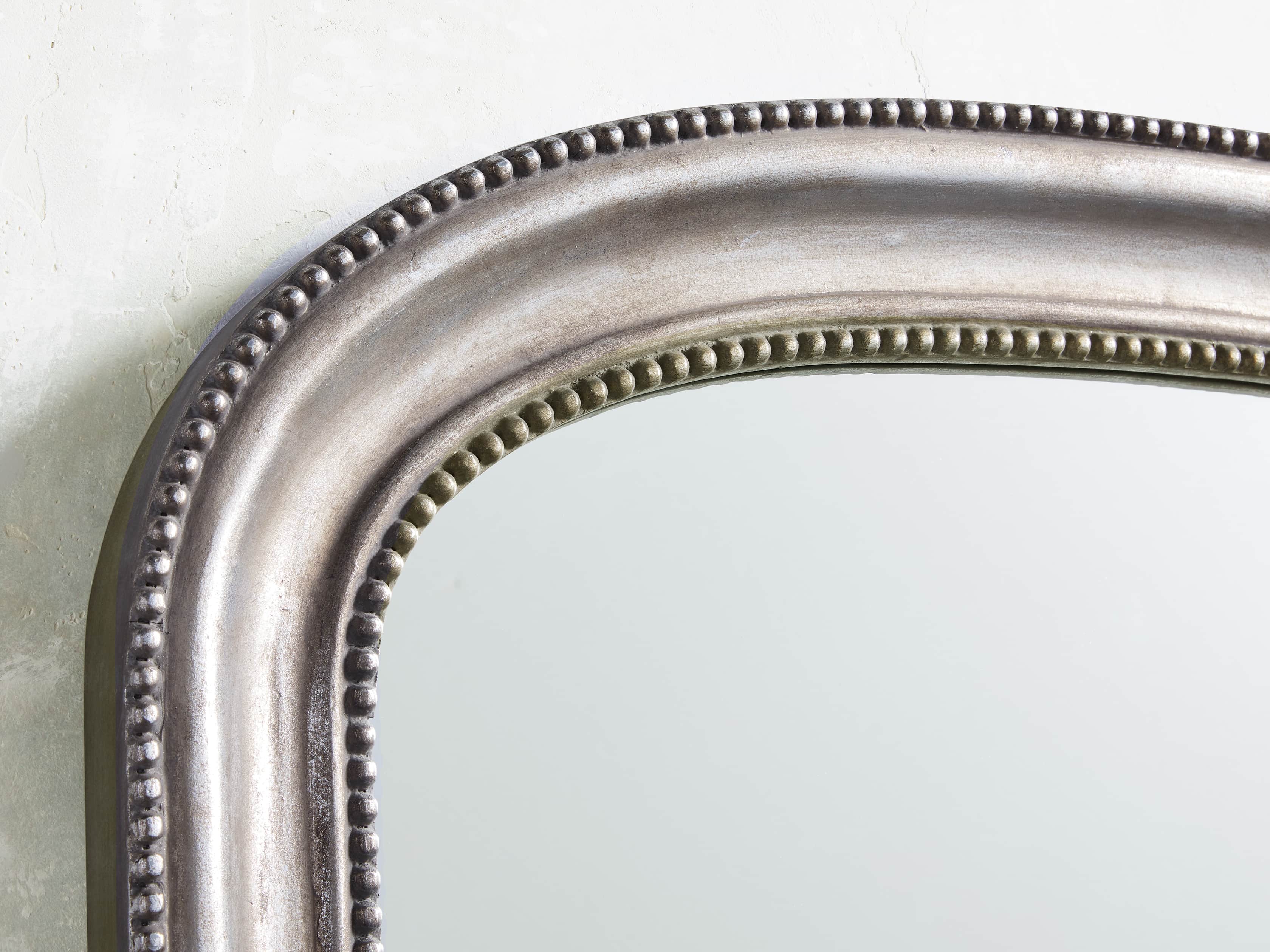PIERRE 66" FLOOR MIRROR IN SILVER, slide 2 of 5