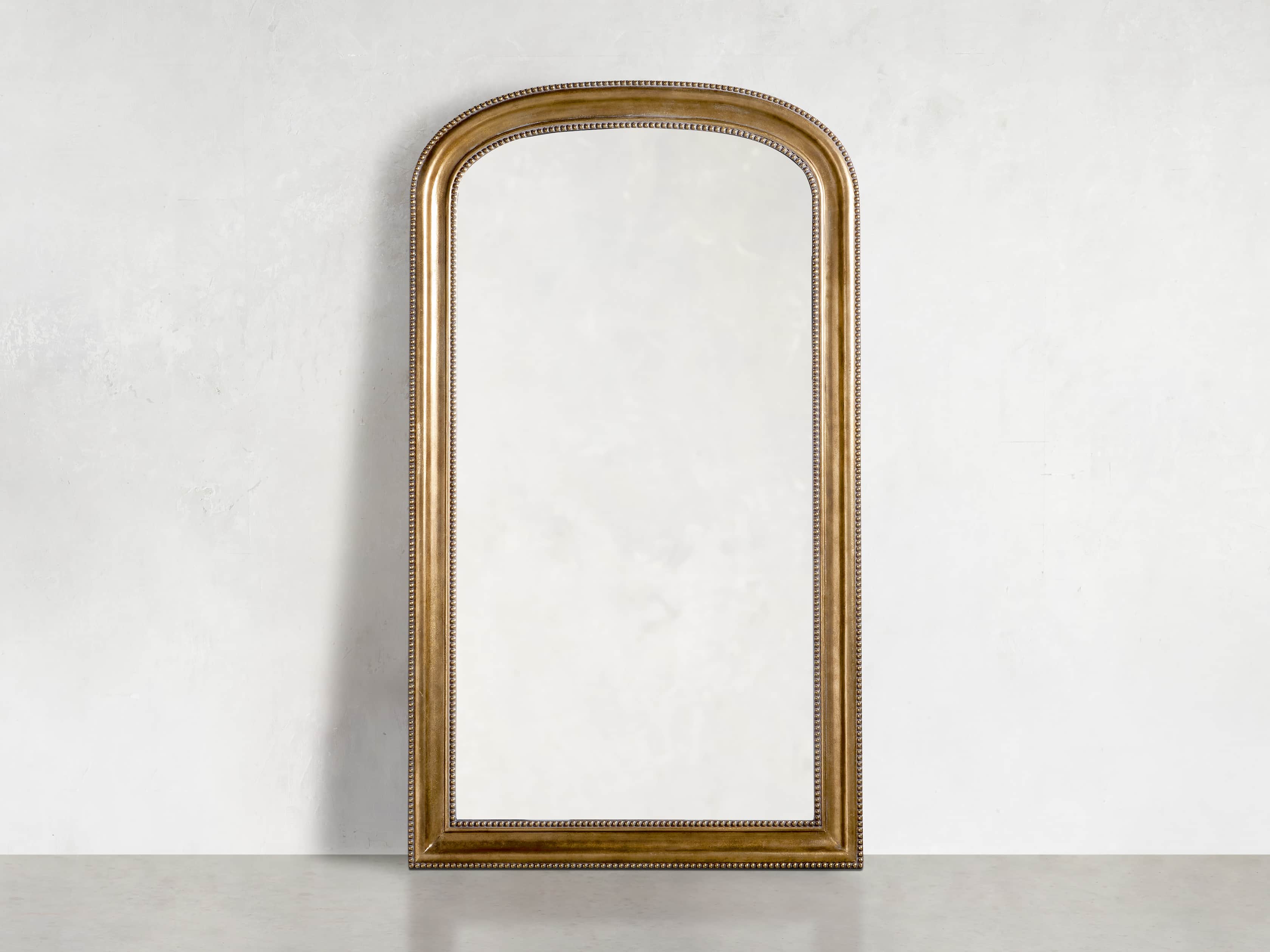 Pierre 96" Floor Mirror In Gold, slide 2 of 5