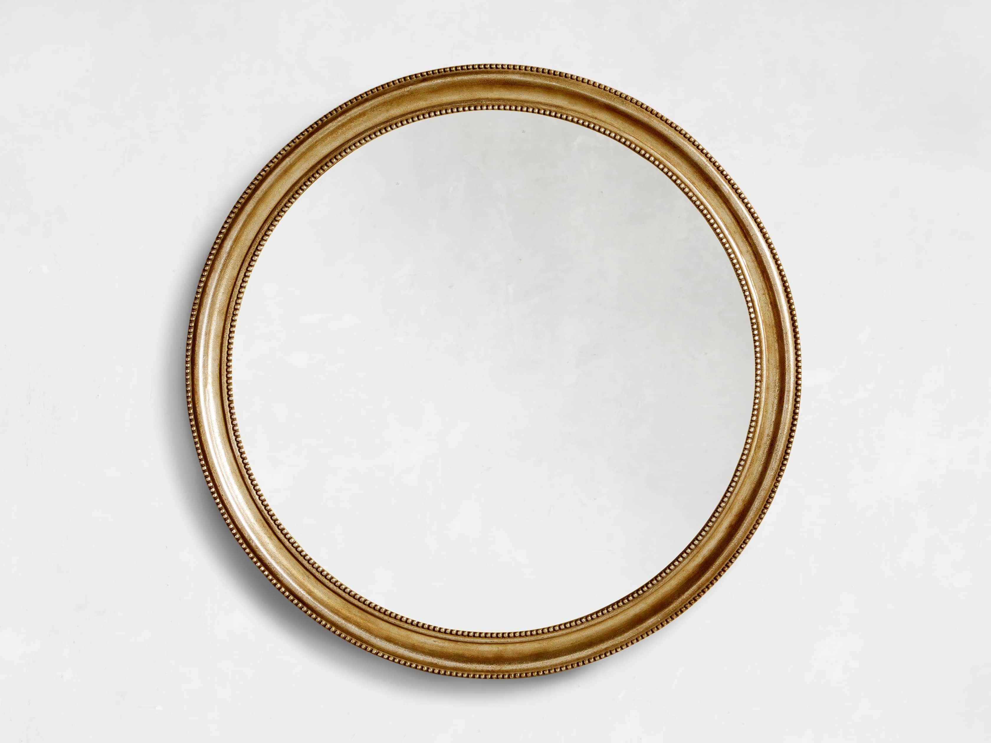 Pierre 42" Round Mirror In Gold, slide 3 of 4