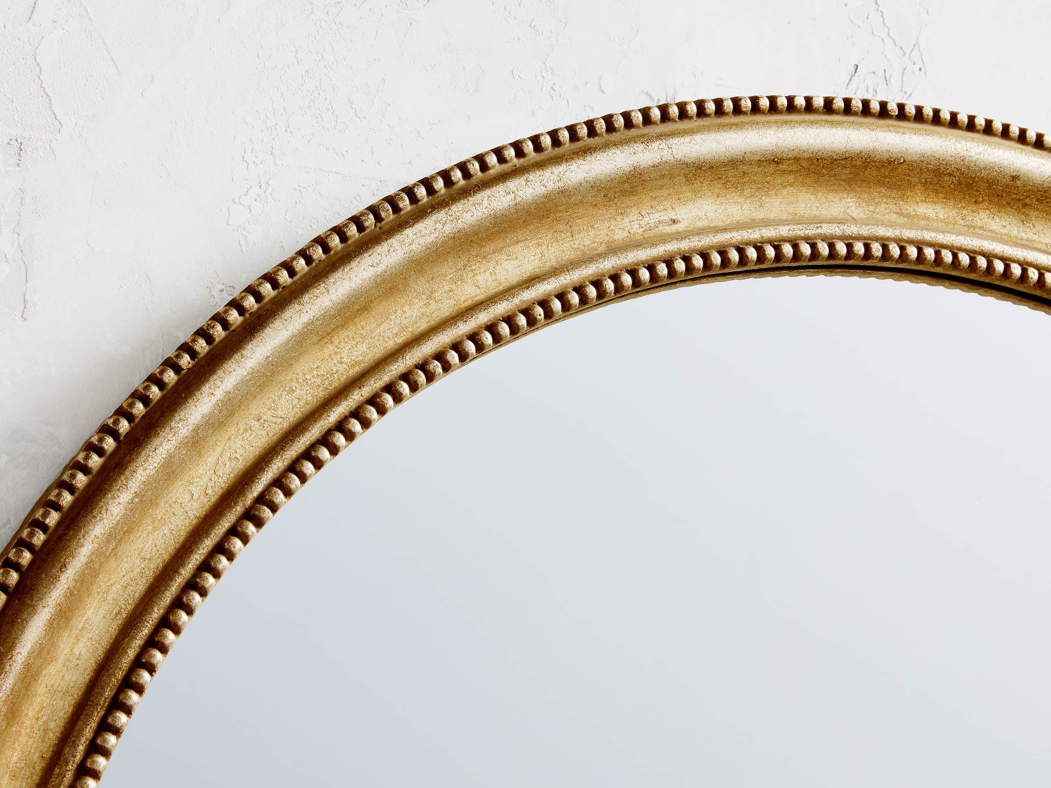 Pierre 42" Round Mirror In Gold, slide 2 of 4