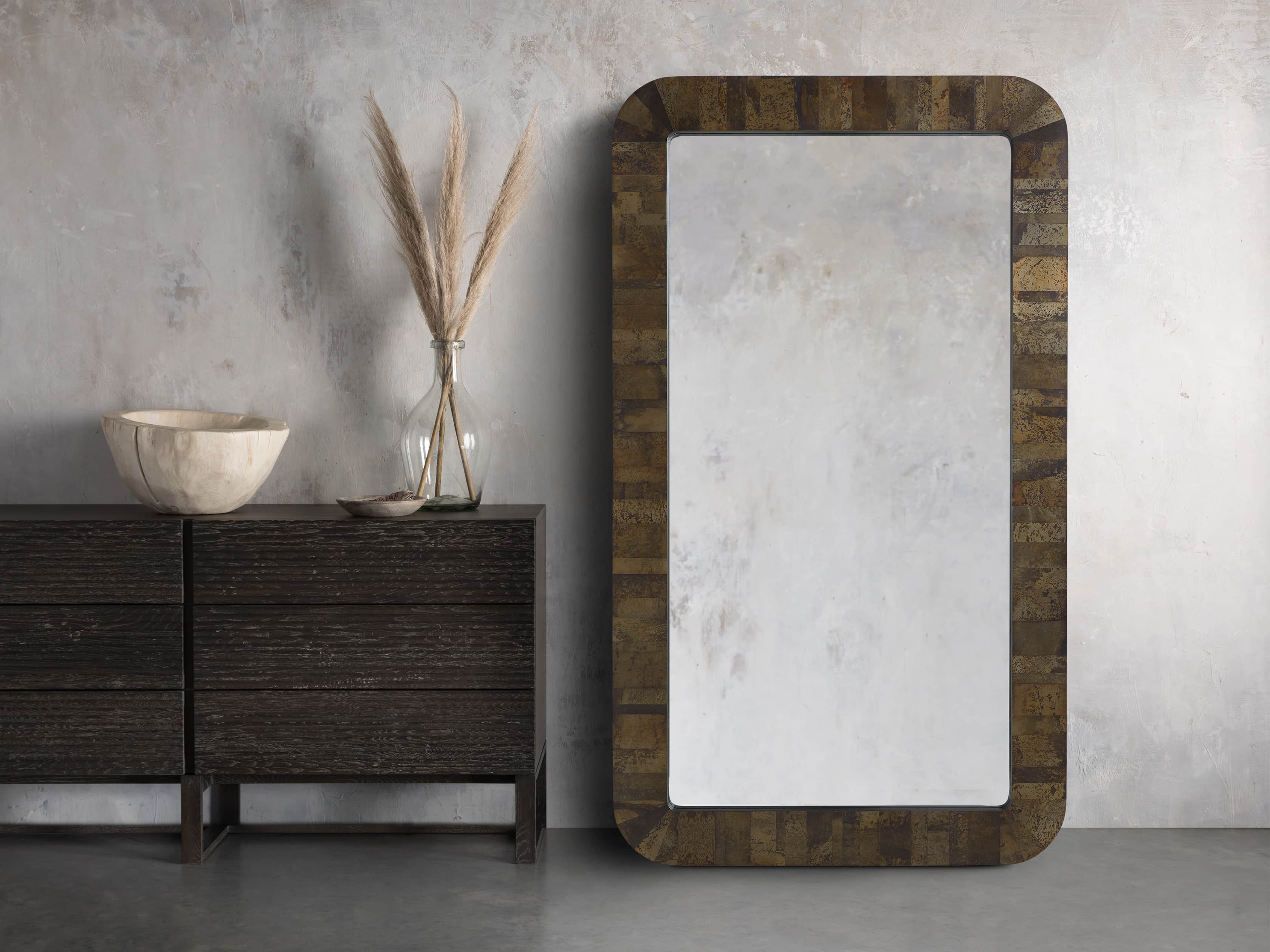 Acero Floor Mirror, slide 1 of 3