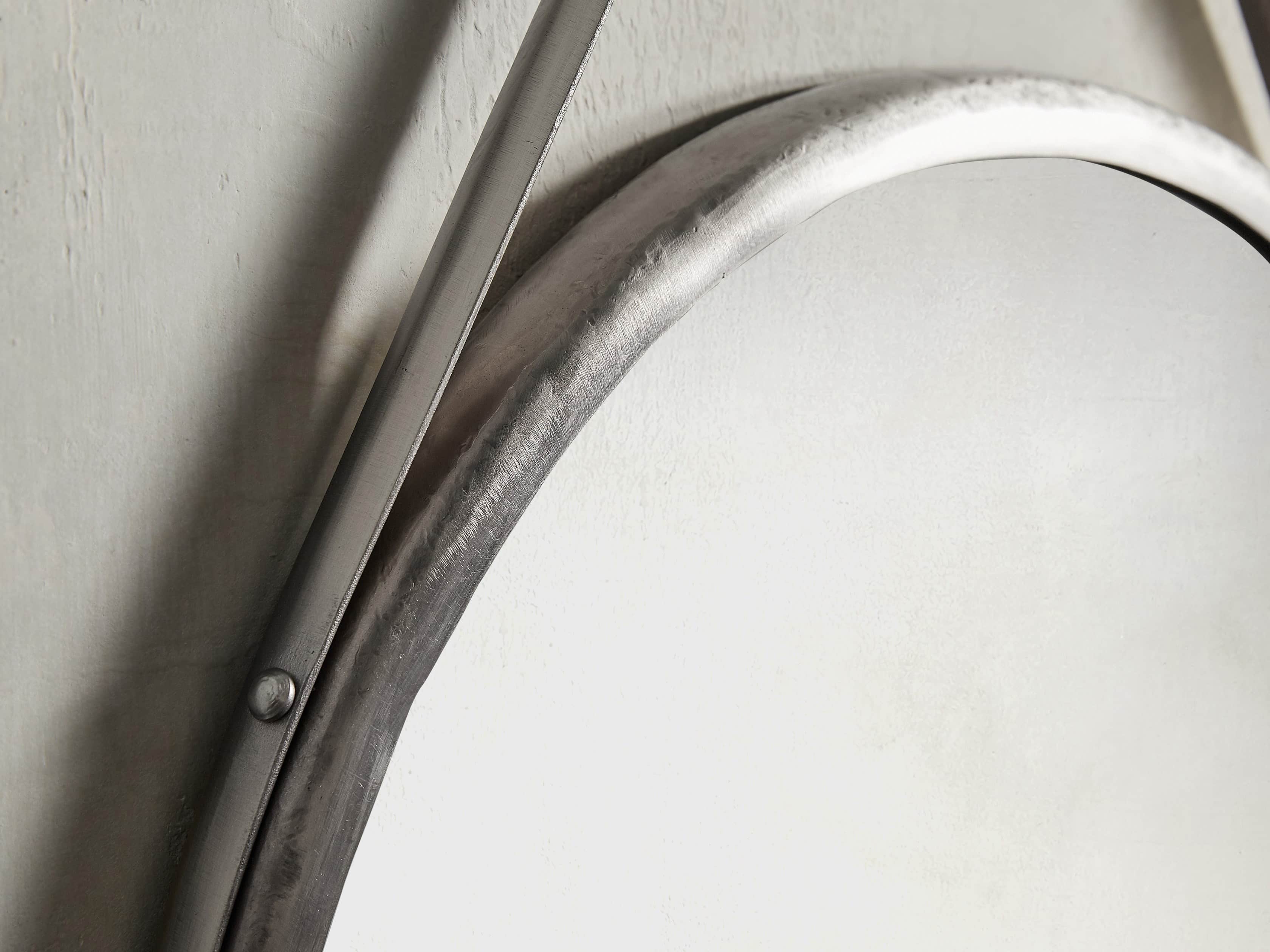 Francesco 20" Mirror in Antique Nickel