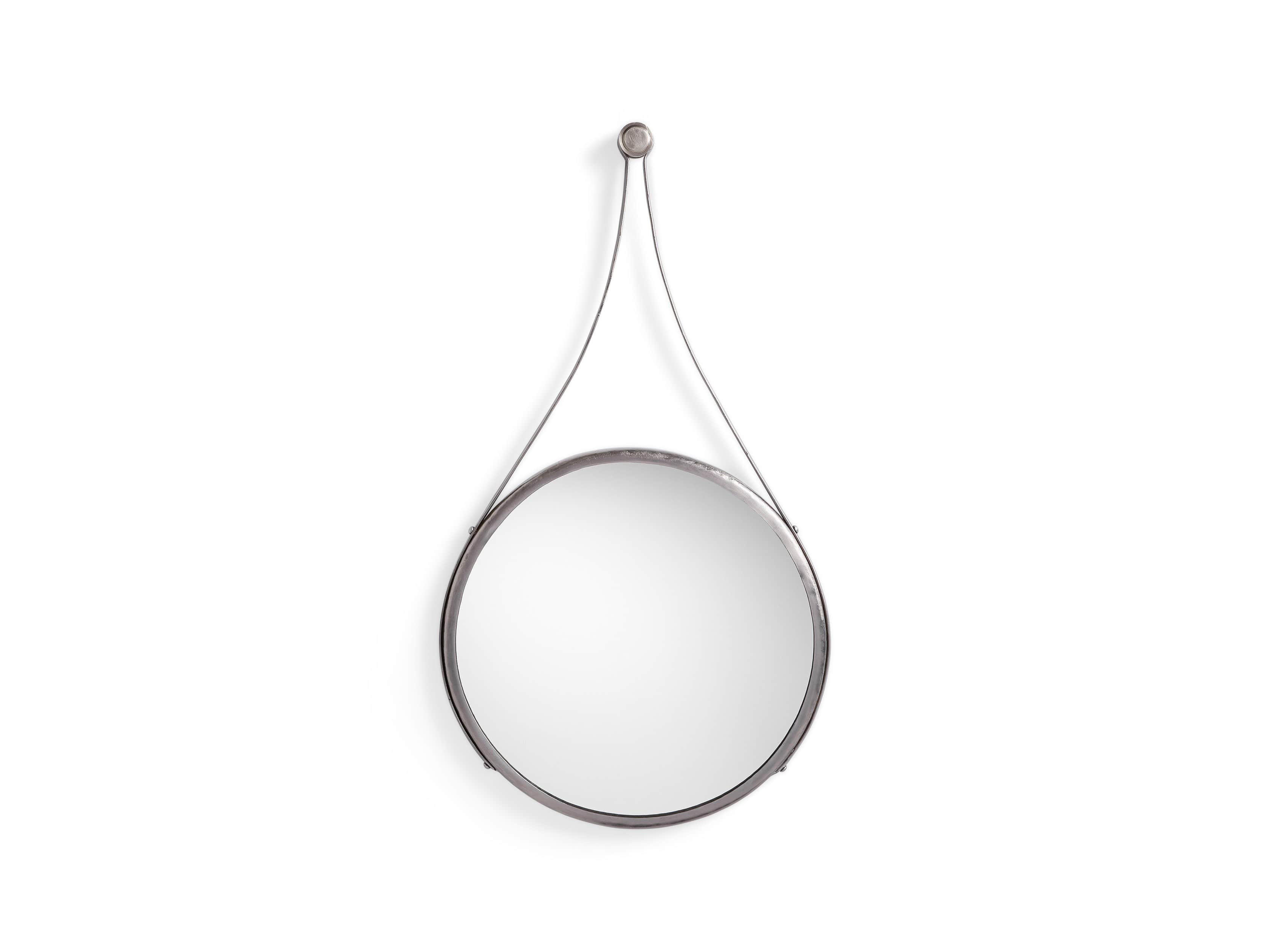 Francesco 20" Mirror in Antique Nickel