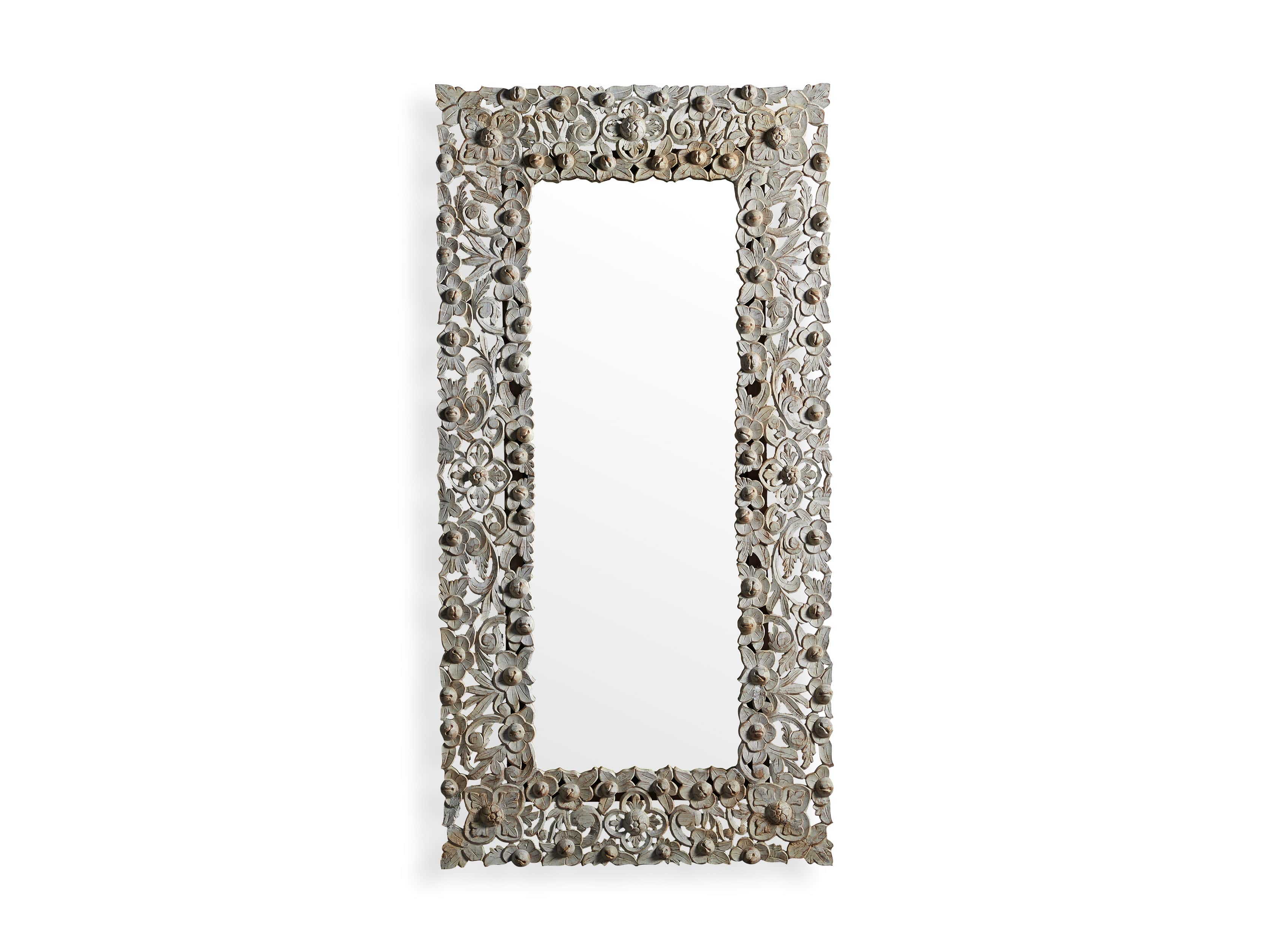 FLOURISH 71" FLOOR MIRROR IN GREY, slide 6 of 6
