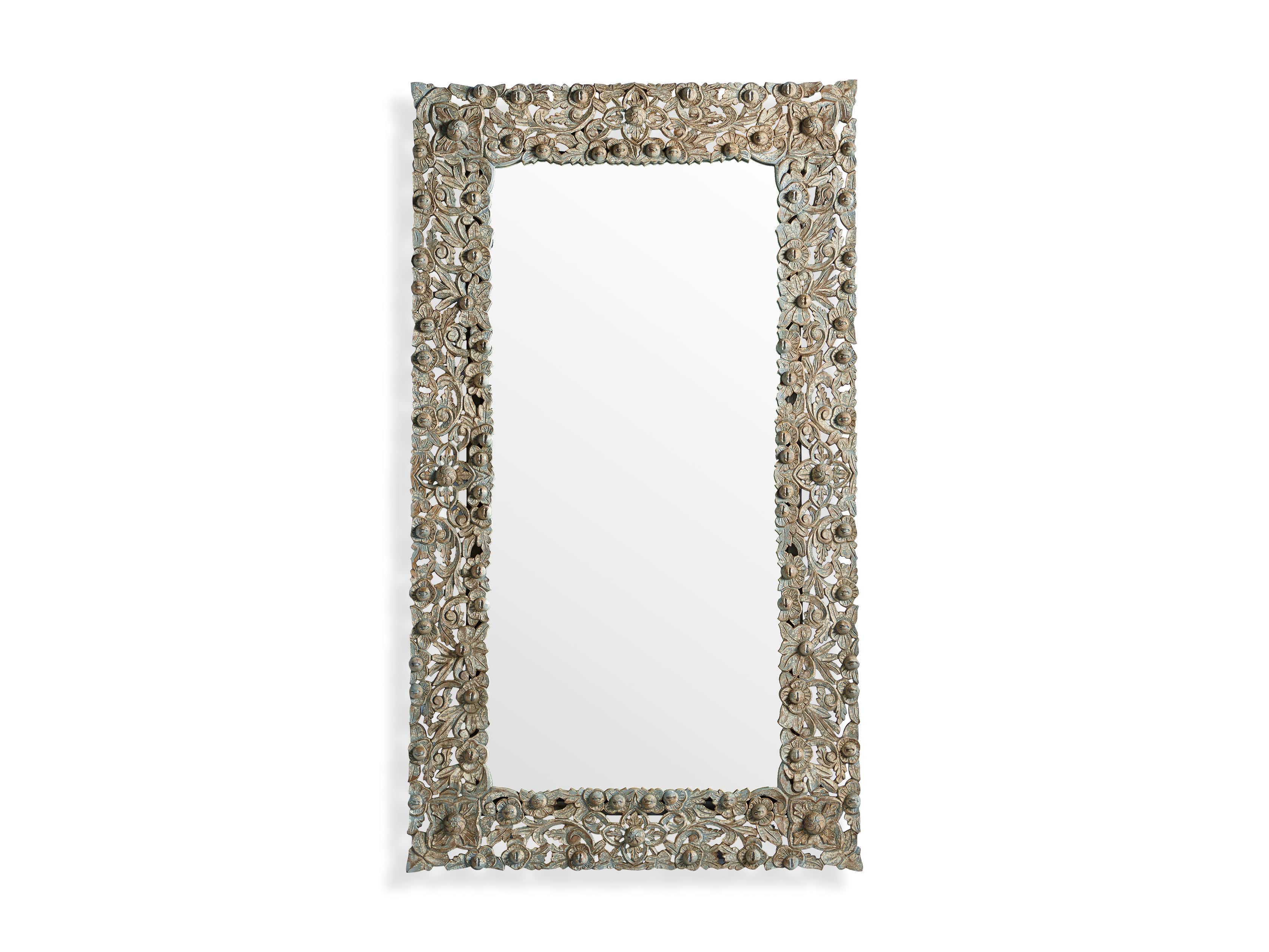 FLOURISH 84" FLOOR MIRROR IN GREY, slide 3 of 3