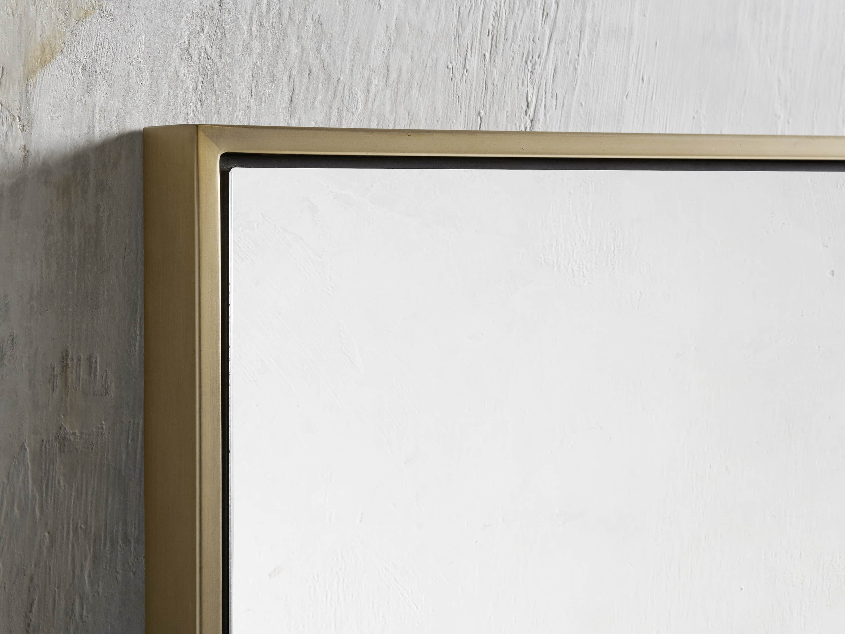 Linnea Floor Mirror in Brass 54x96