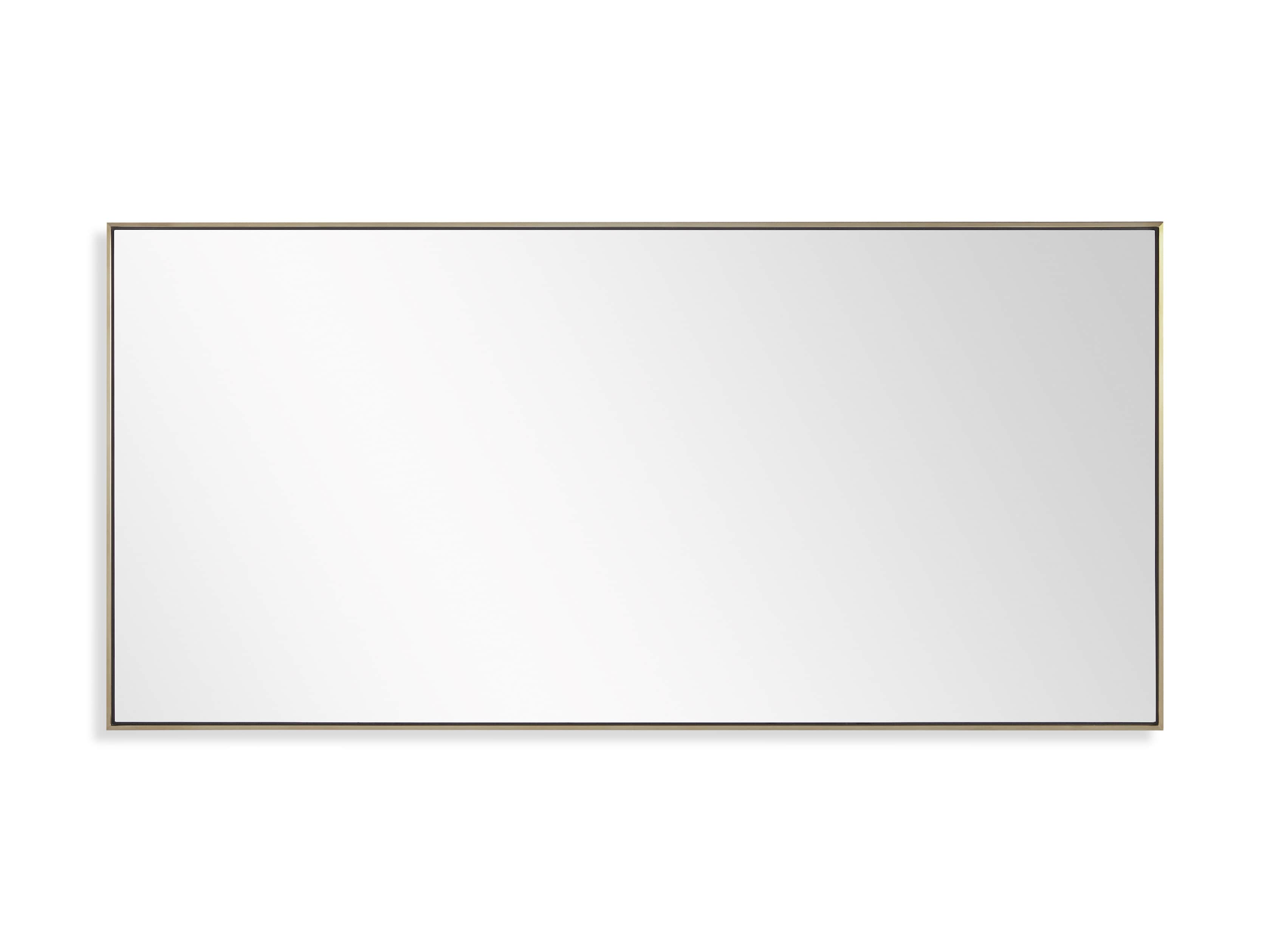 Linnea Floor Mirror in Brass Arhaus