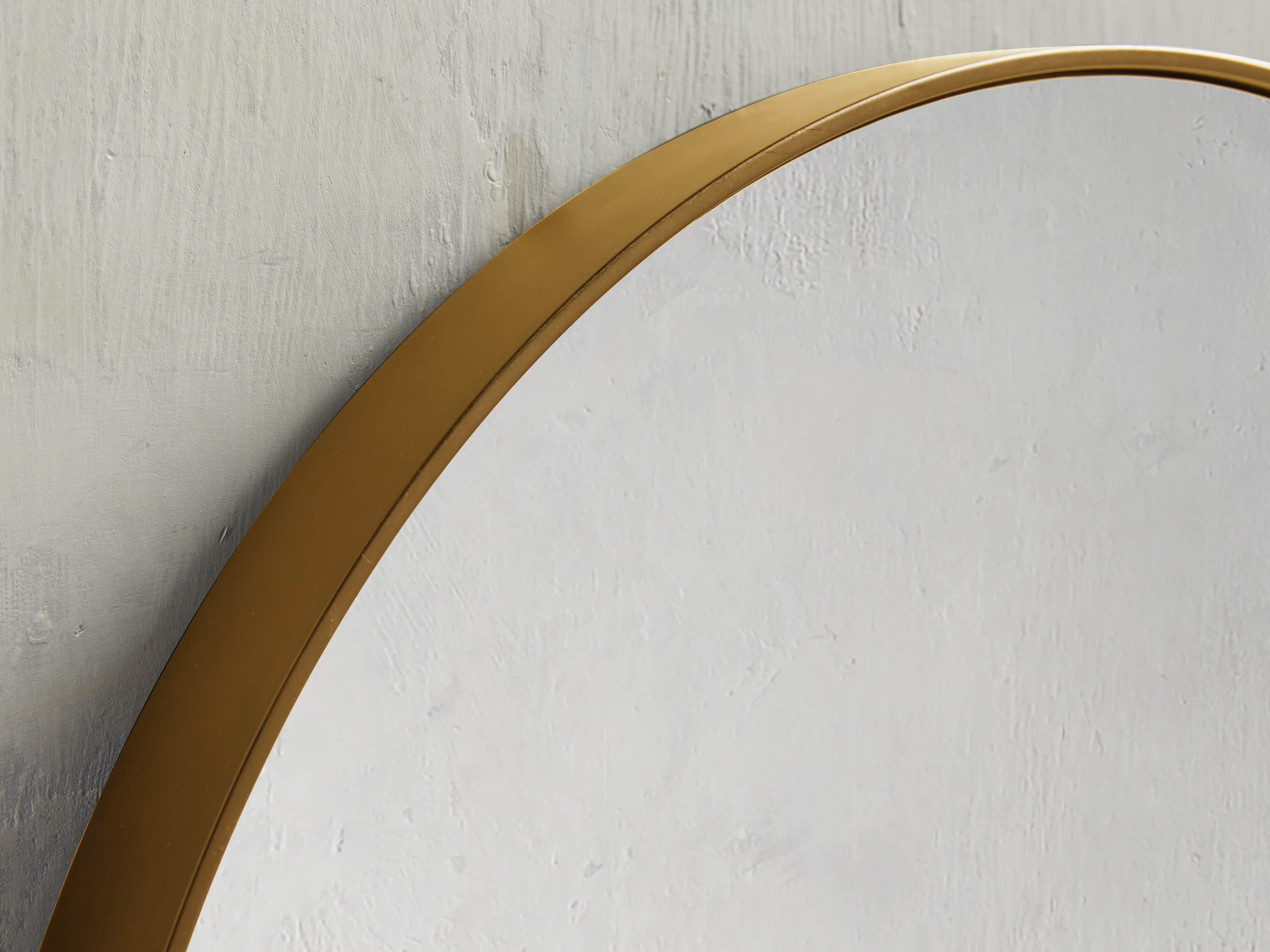 ARCH 40" WALL MIRROR IN BRASS, slide 2 of 3