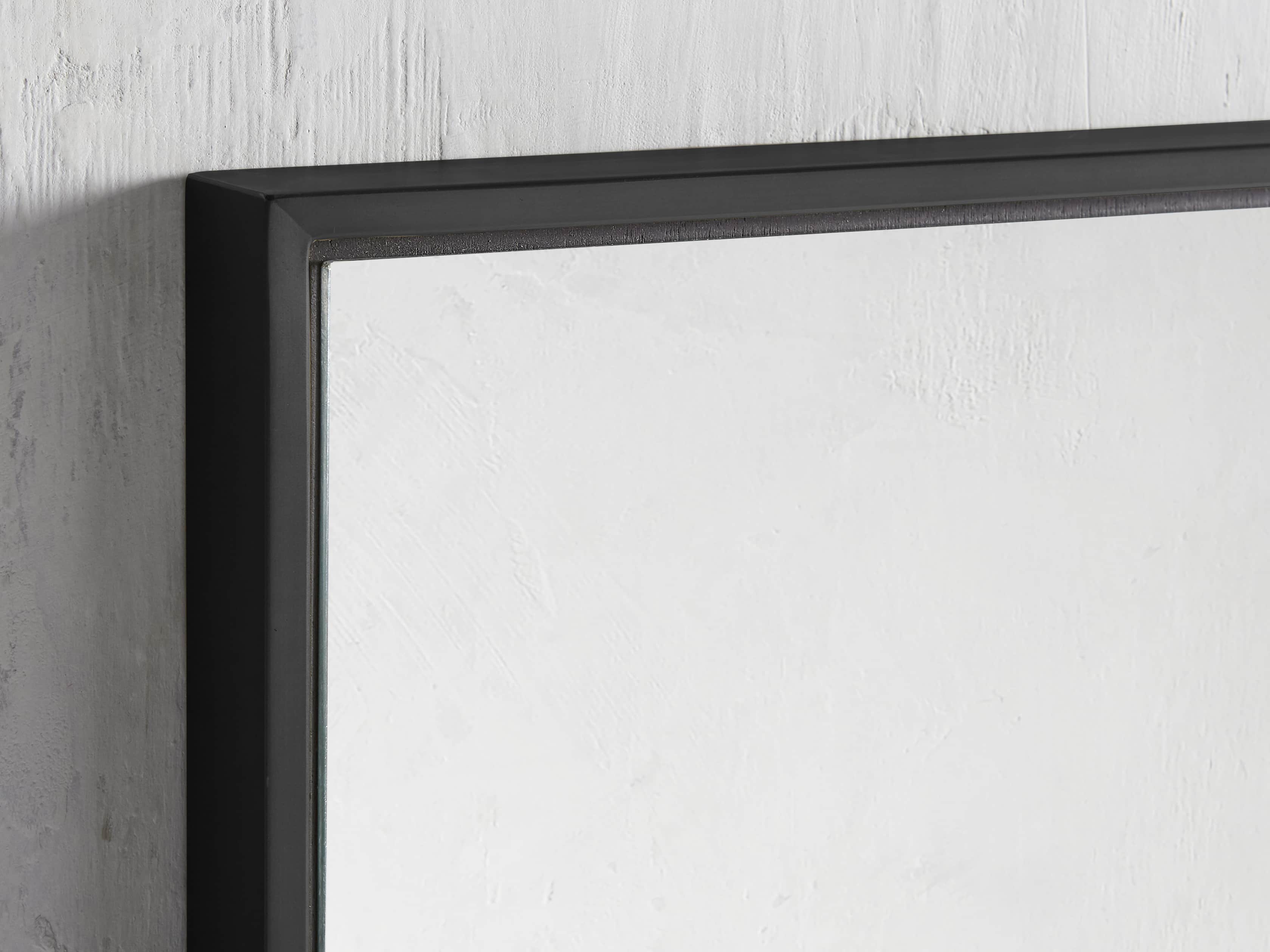 LINNEA 48" WALL MIRROR IN BLACK, slide 2 of 4