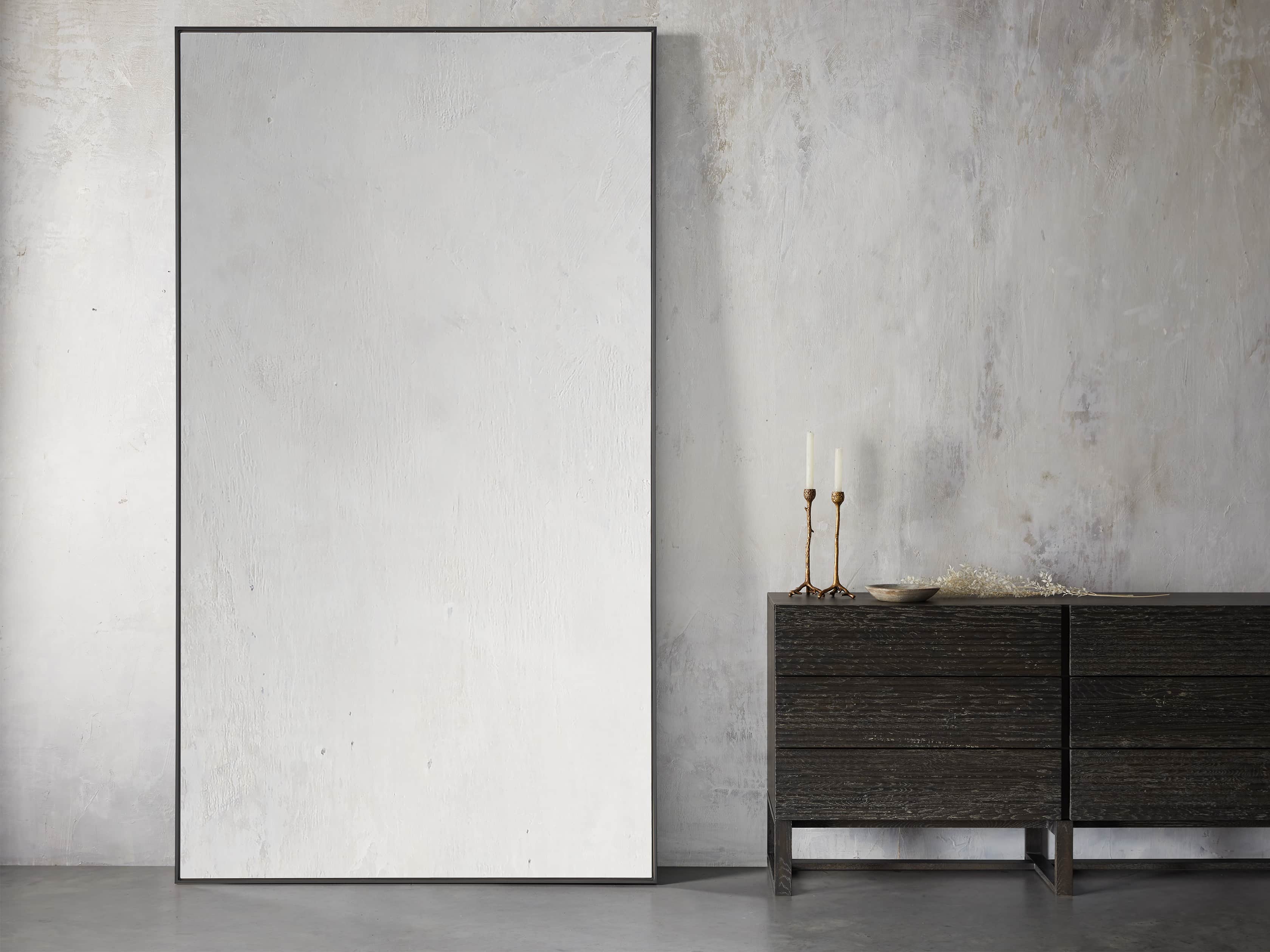 Linnea Grand Mirror in Black Arhaus