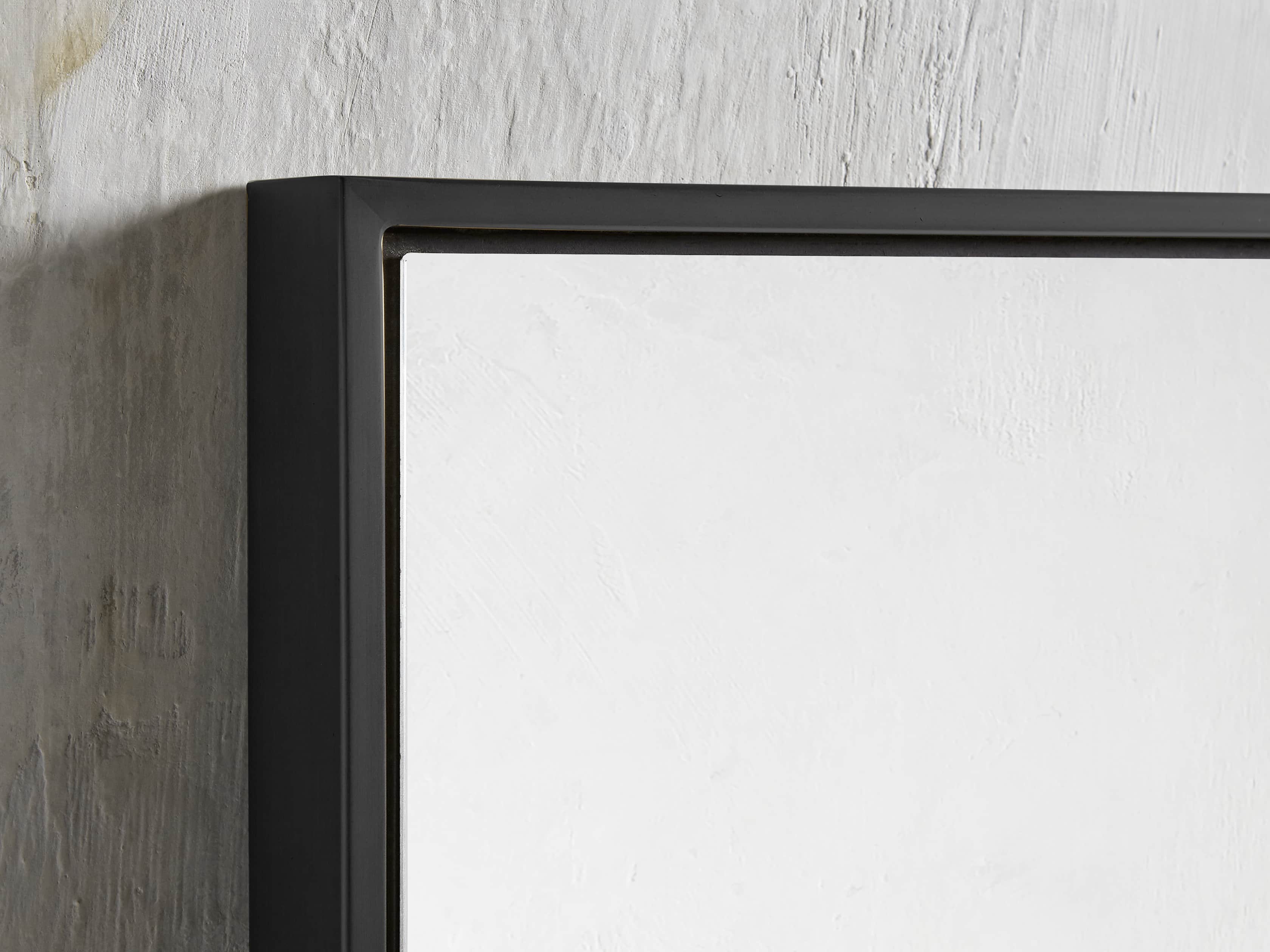 36" x 74" Linnea Wall Mirror in Black, slide 3 of 4