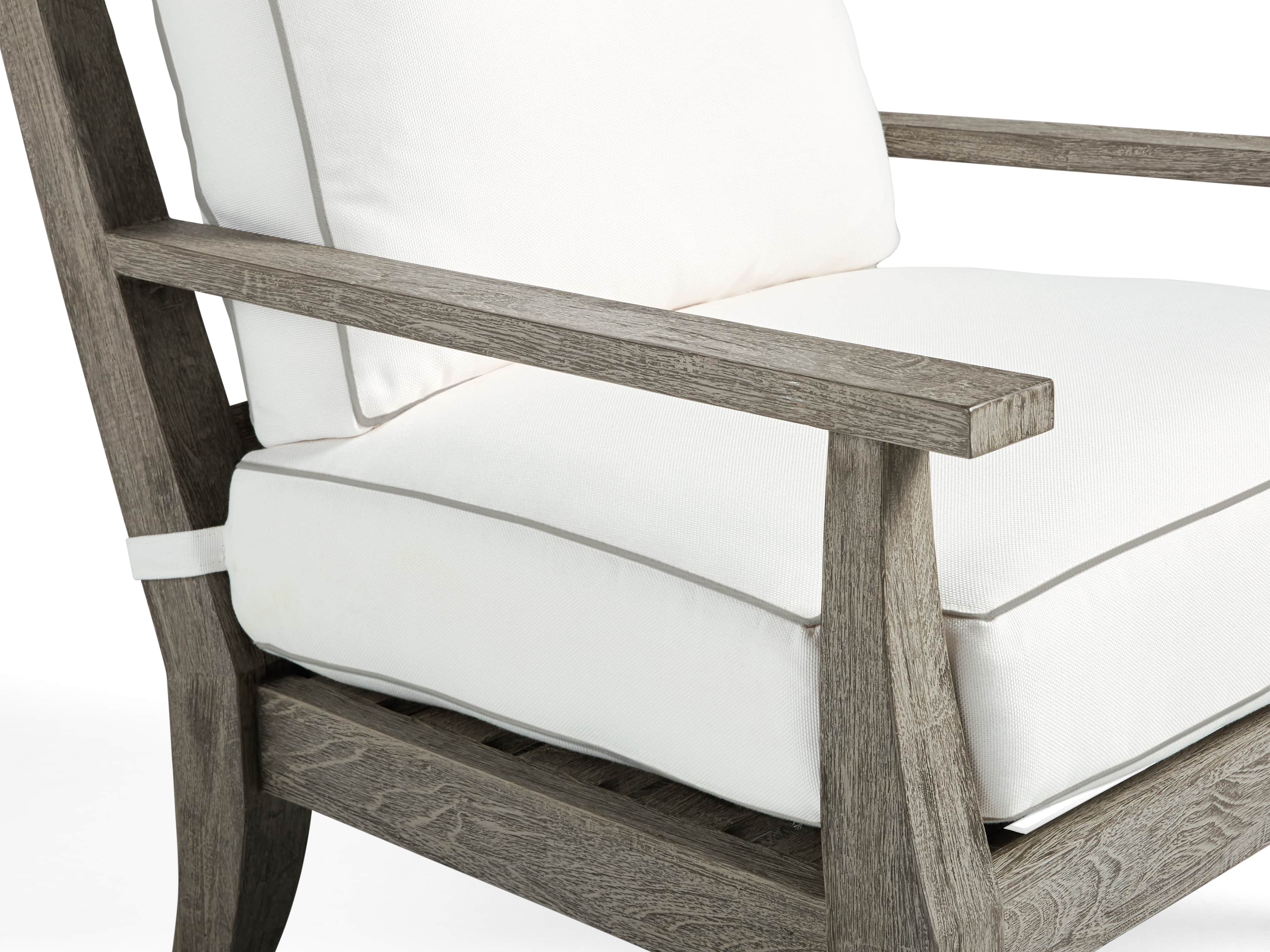 Adones Outdoor Lounge Chair Contrast Welt