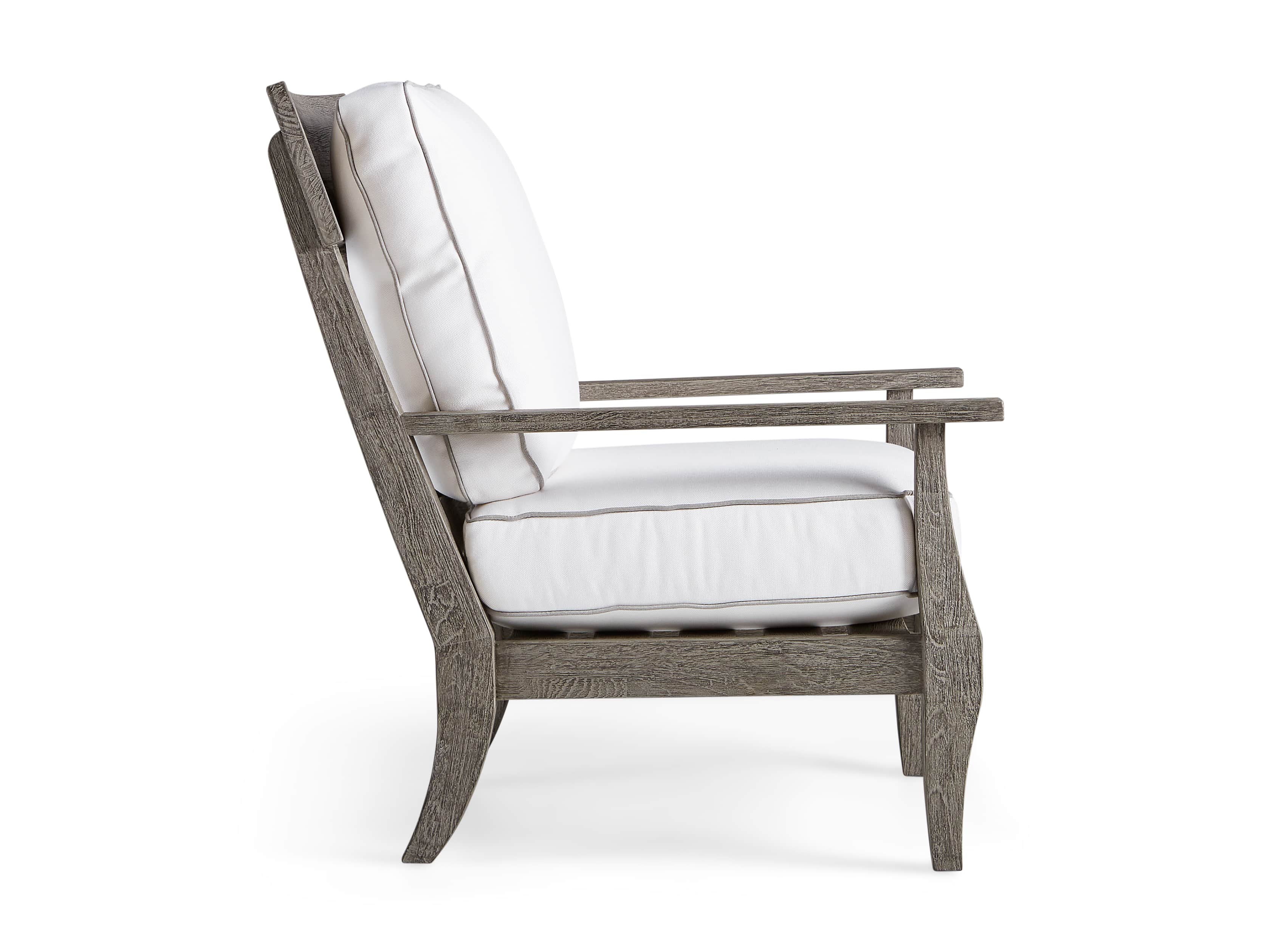 Adones Outdoor Lounge Chair Contrast Welt