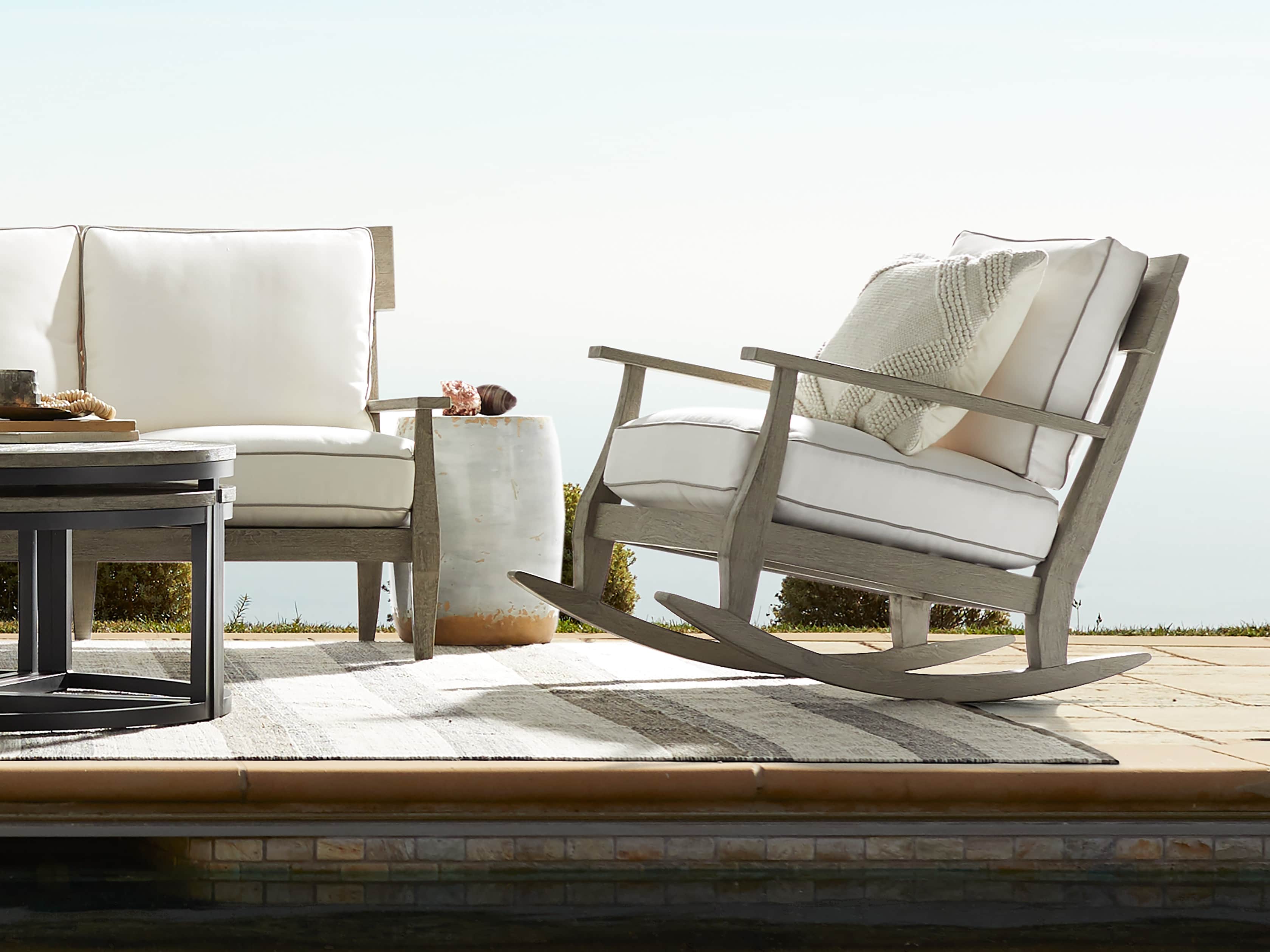 Adones Outdoor 31" Rocking Chair