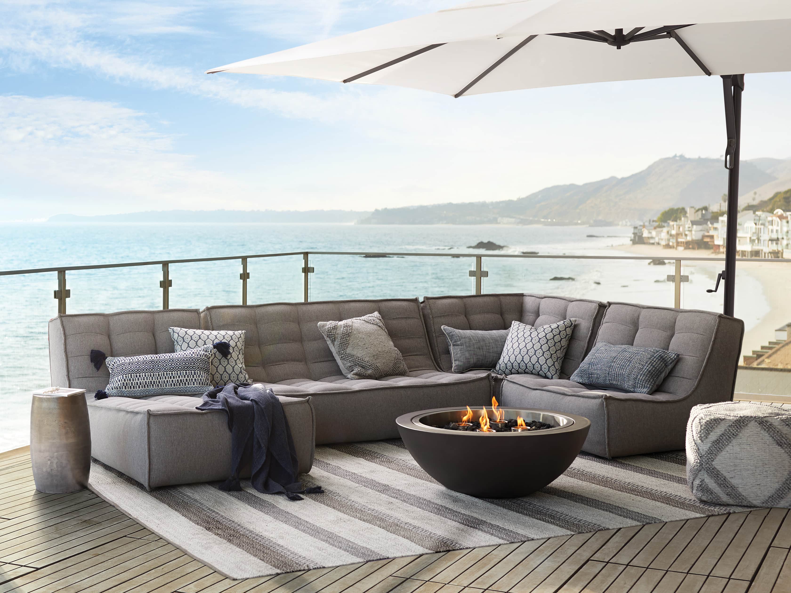 Algarve Outdoor Four Piece Sectional
