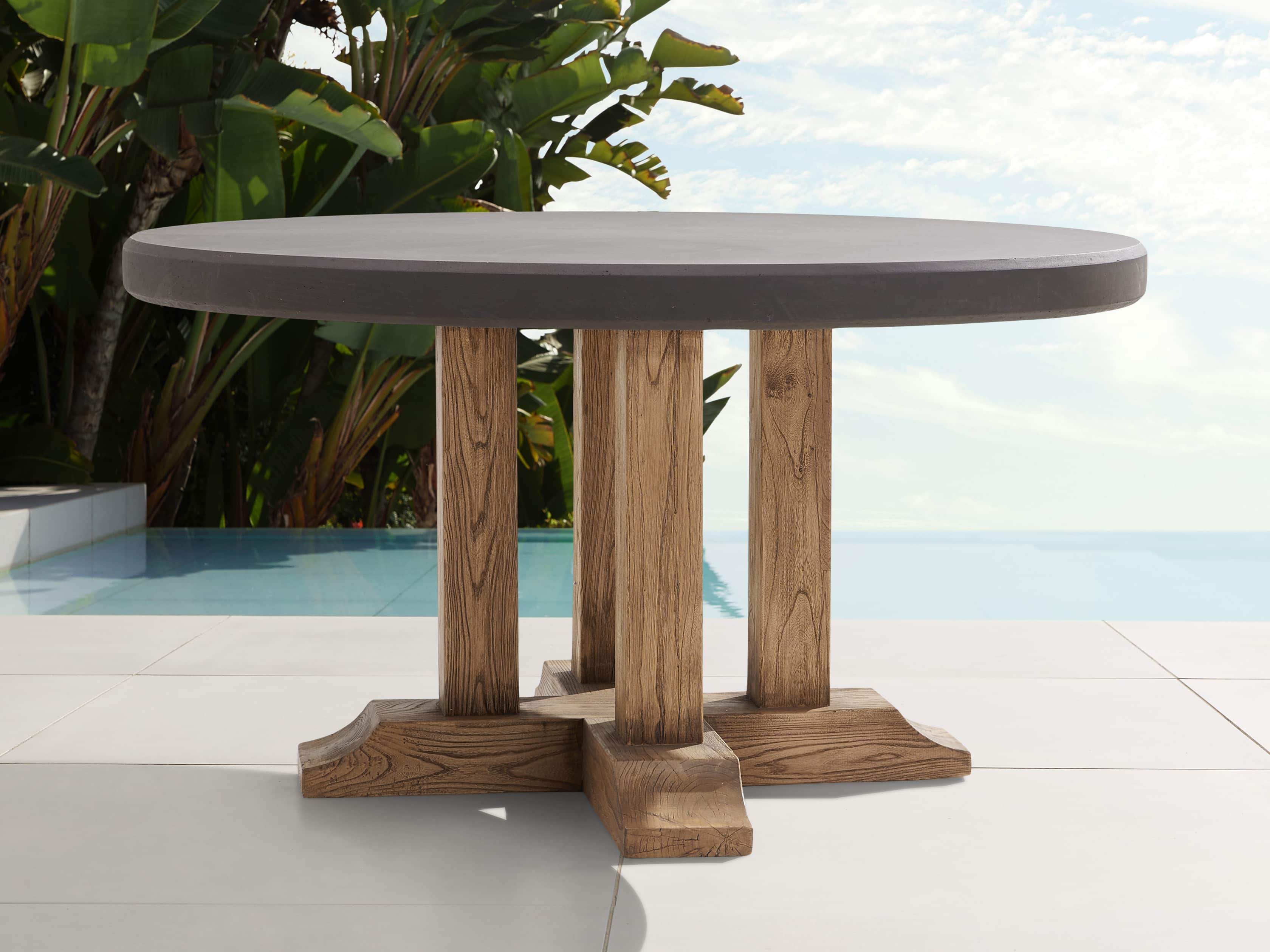 View the Bourdeaux Outdoor Round Dining Table