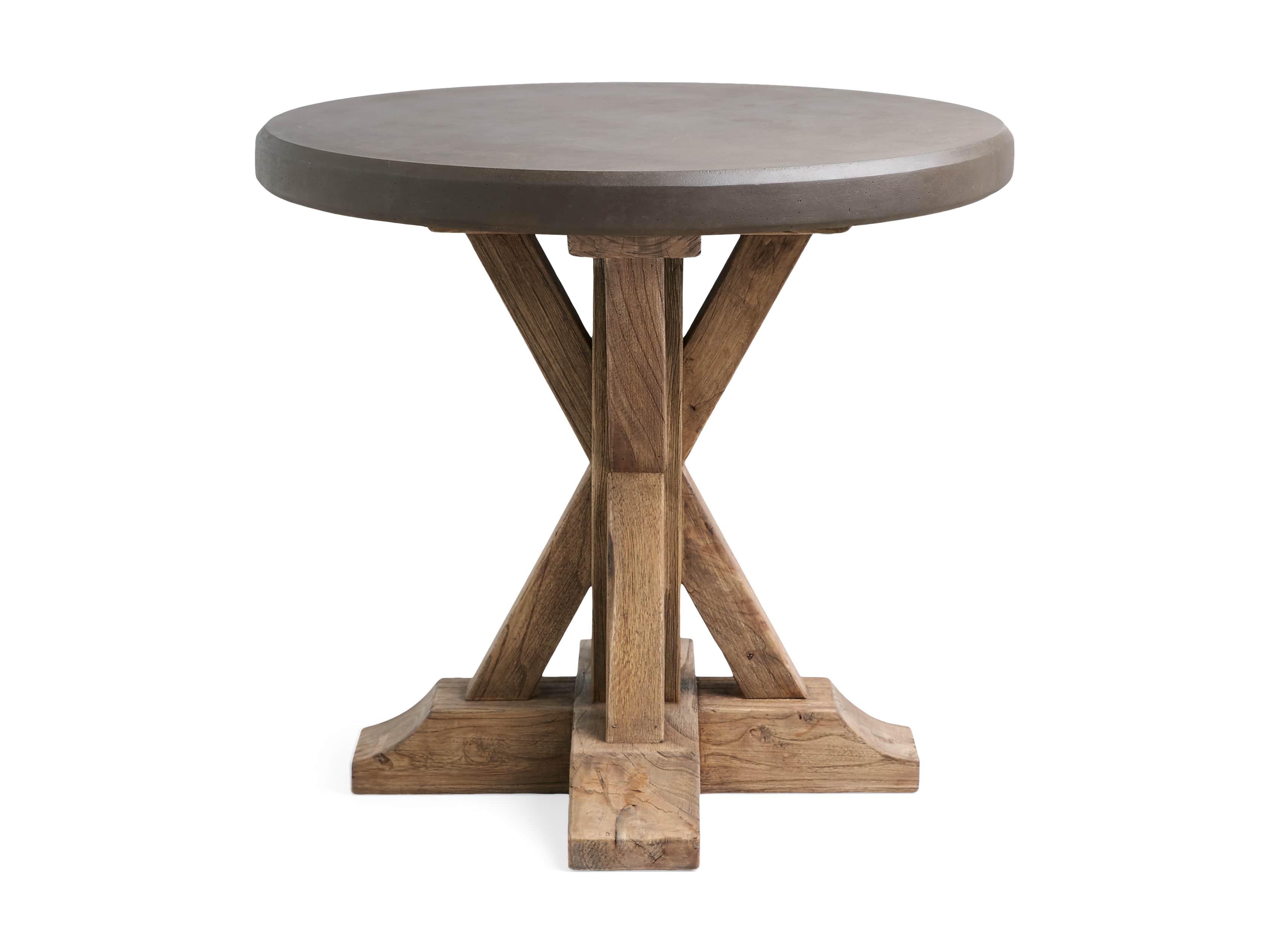 Bourdeaux Outdoor 26" Round End Table