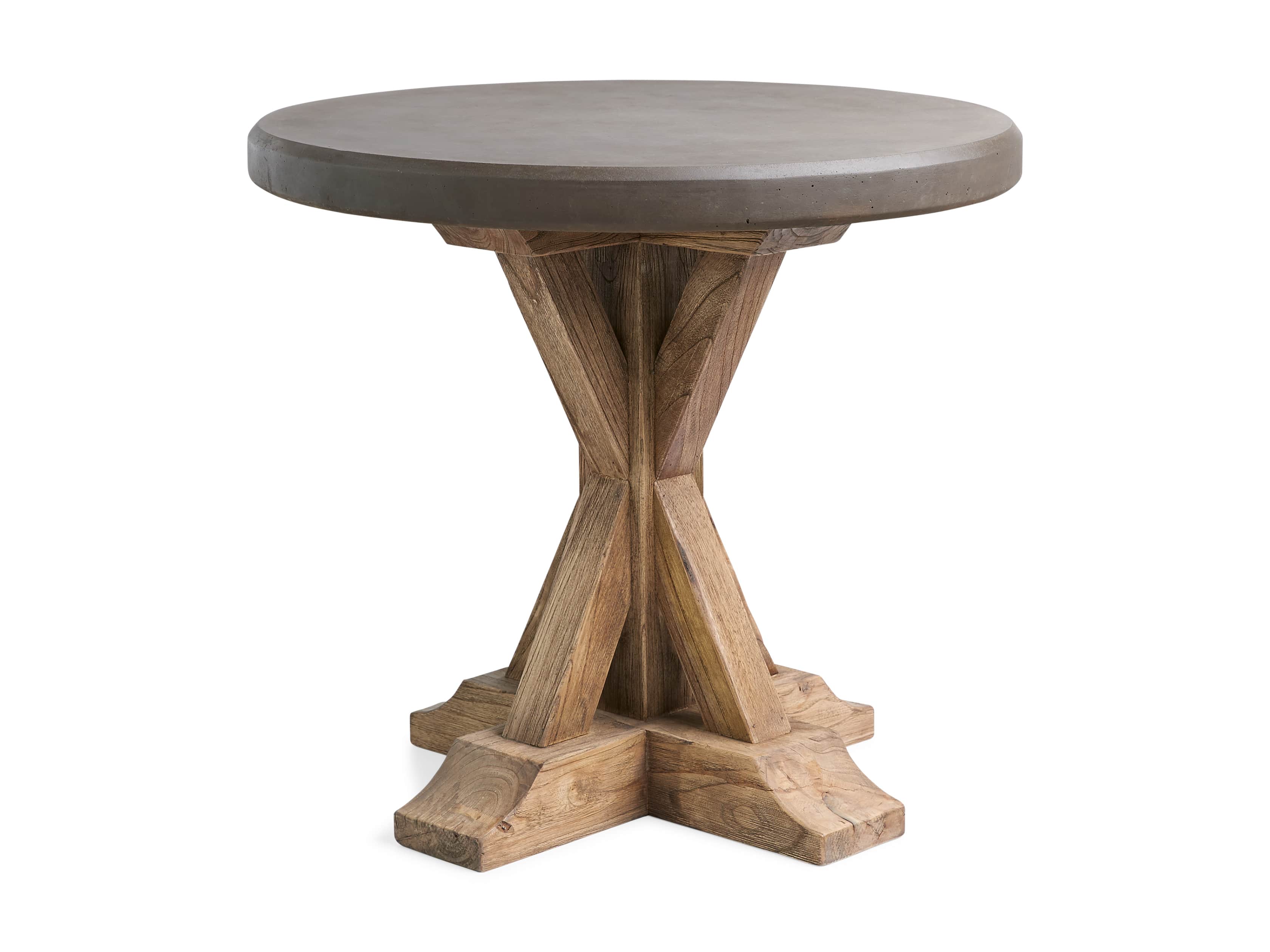 Bourdeaux Outdoor 26" Round End Table