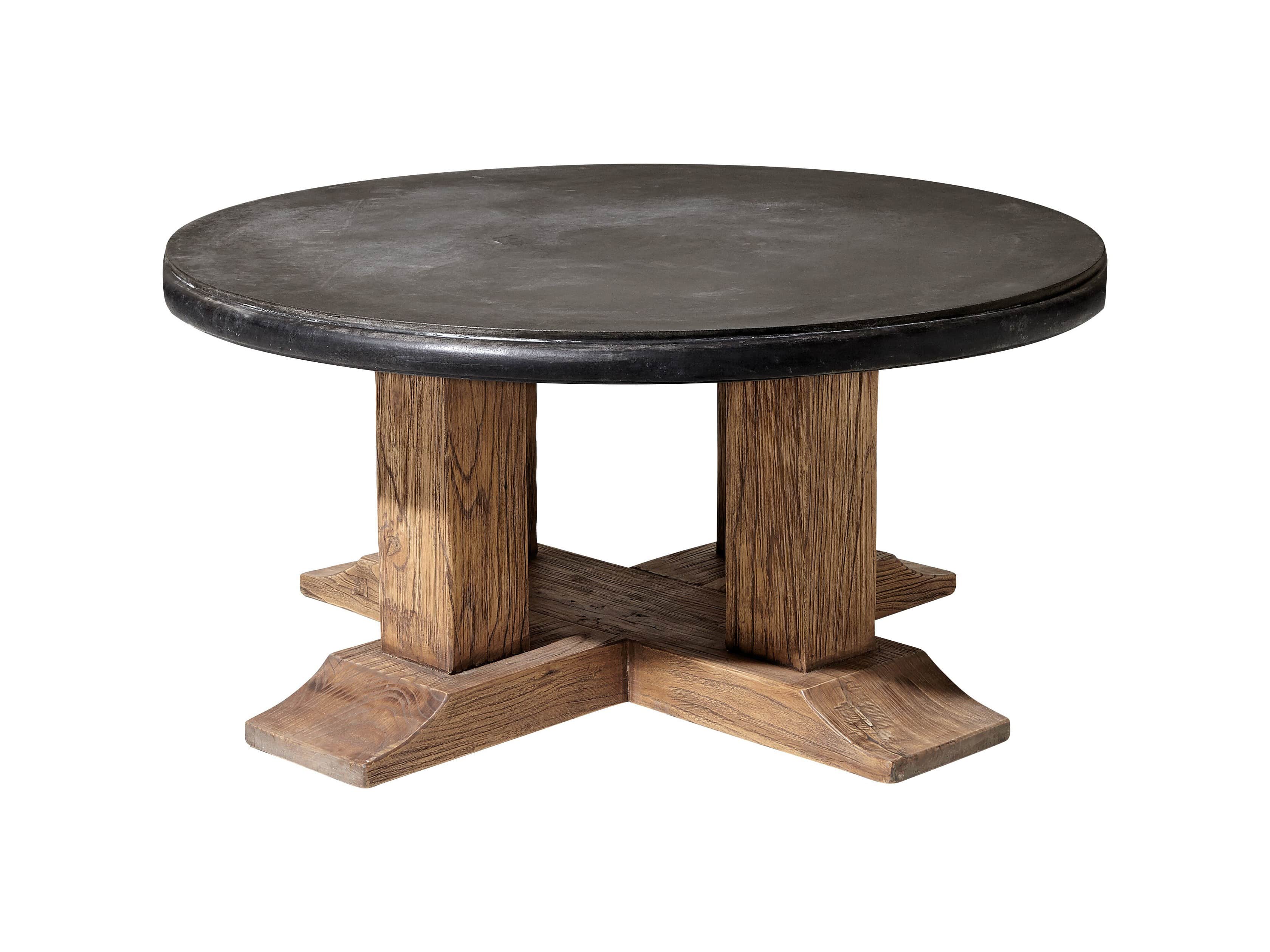 Bourdeaux Outdoor 36" Round Coffee Table, slide 2 of 4