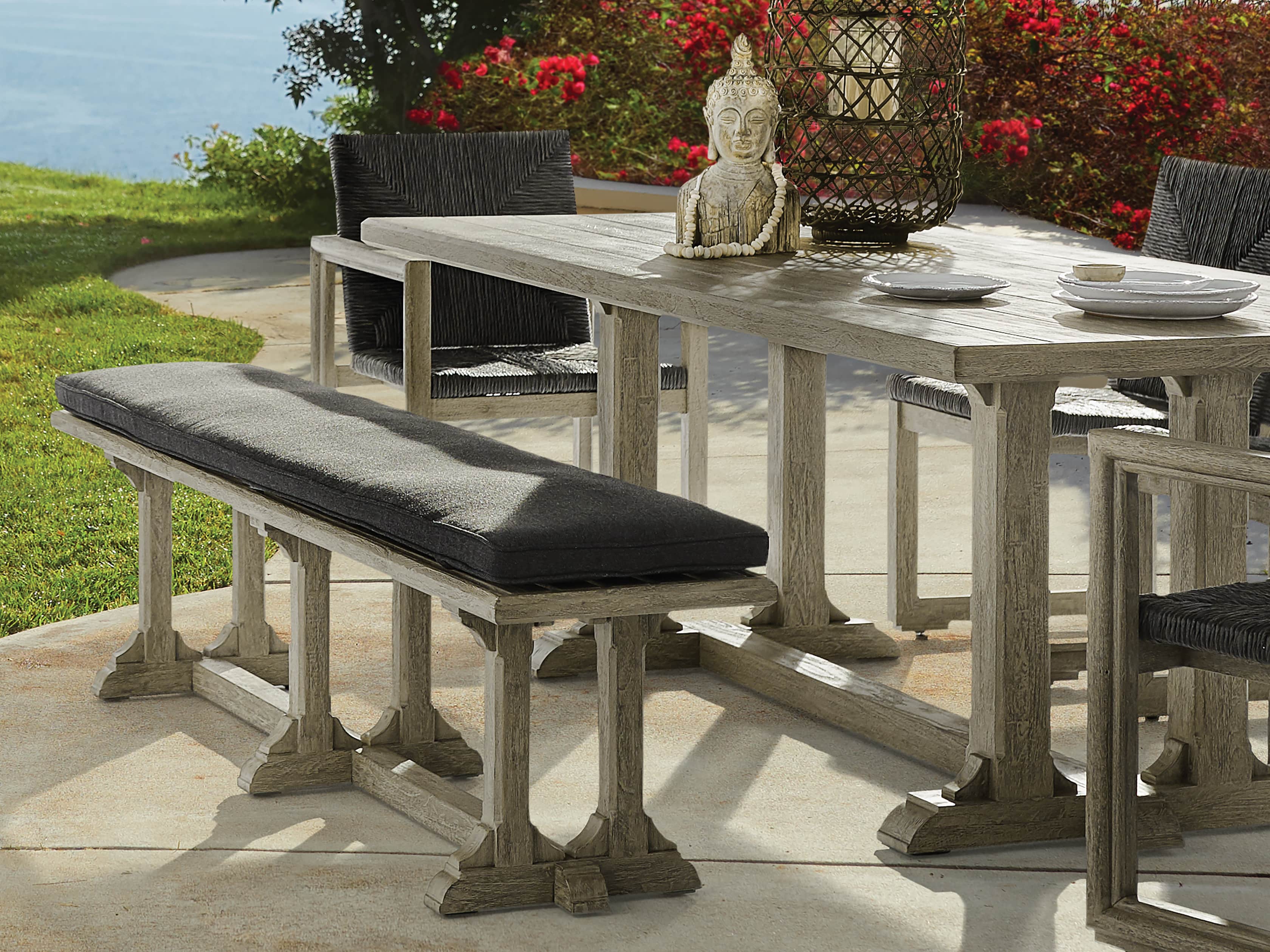 Calistoga Outdoor 74" Dining Bench, slide 1 of 6