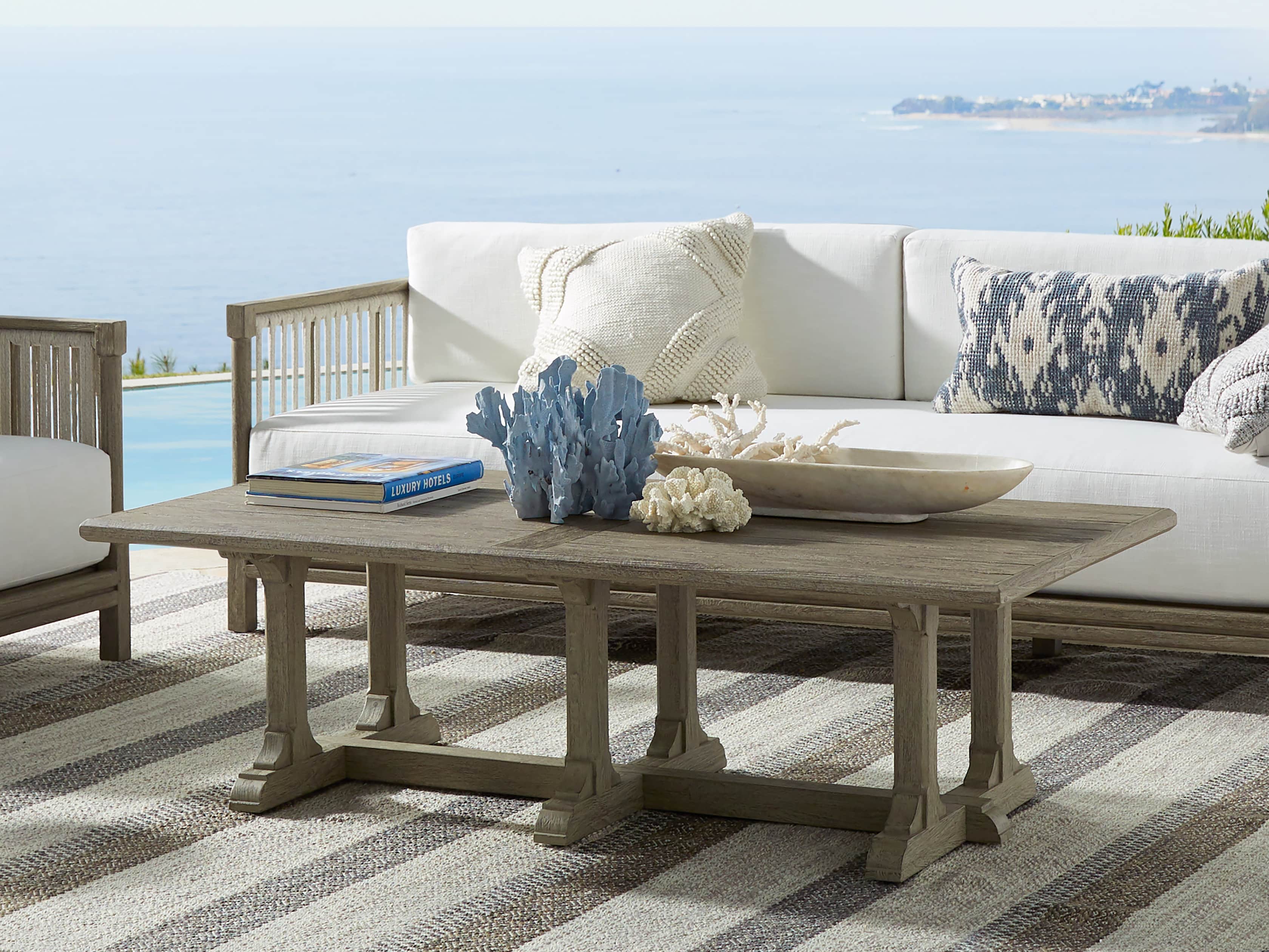 Calistoga Outdoor 60" Coffee Table, slide 2 of 6
